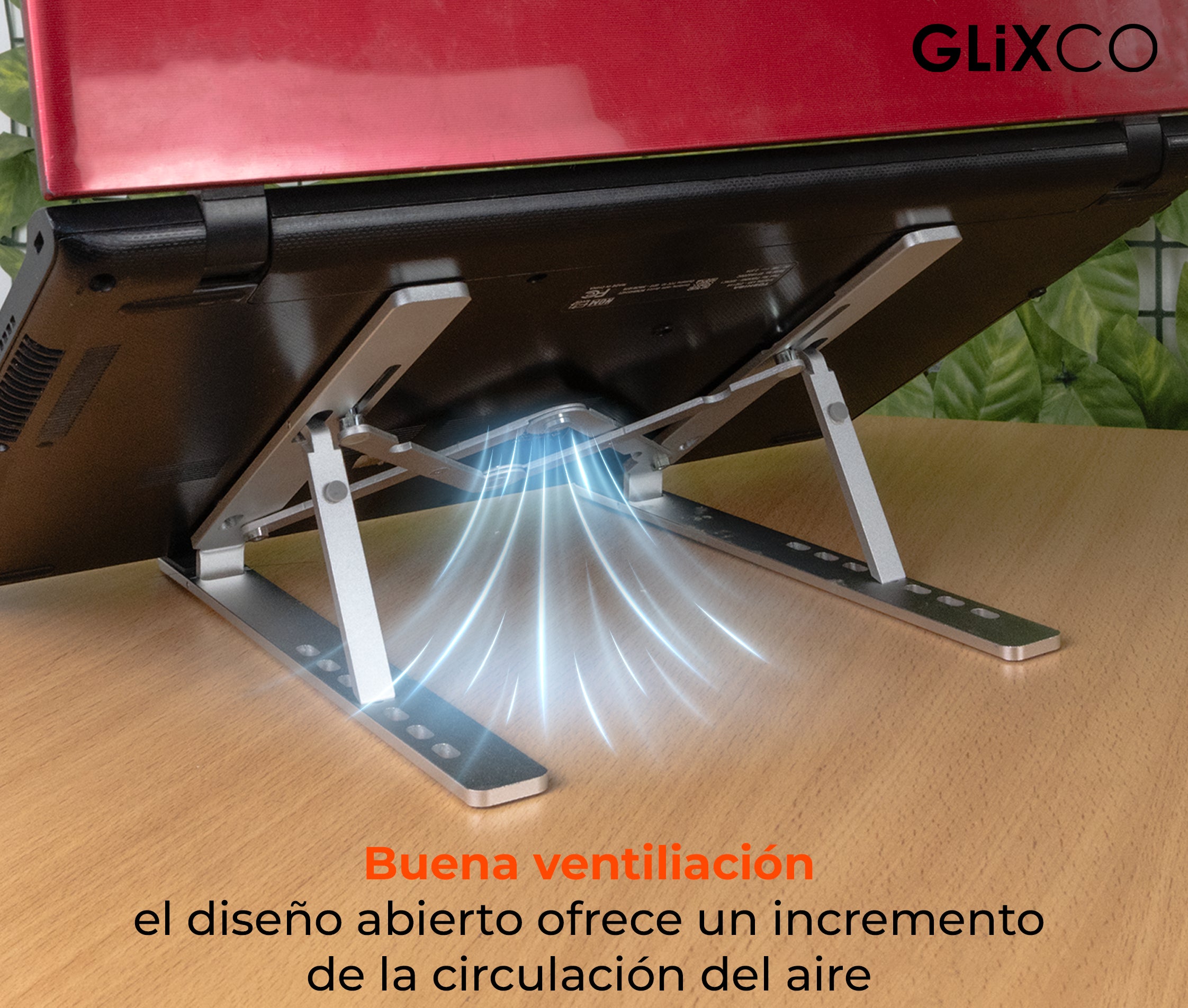 Elevador Plegable De Aluminio para Laptop 11 a 15 Pulg