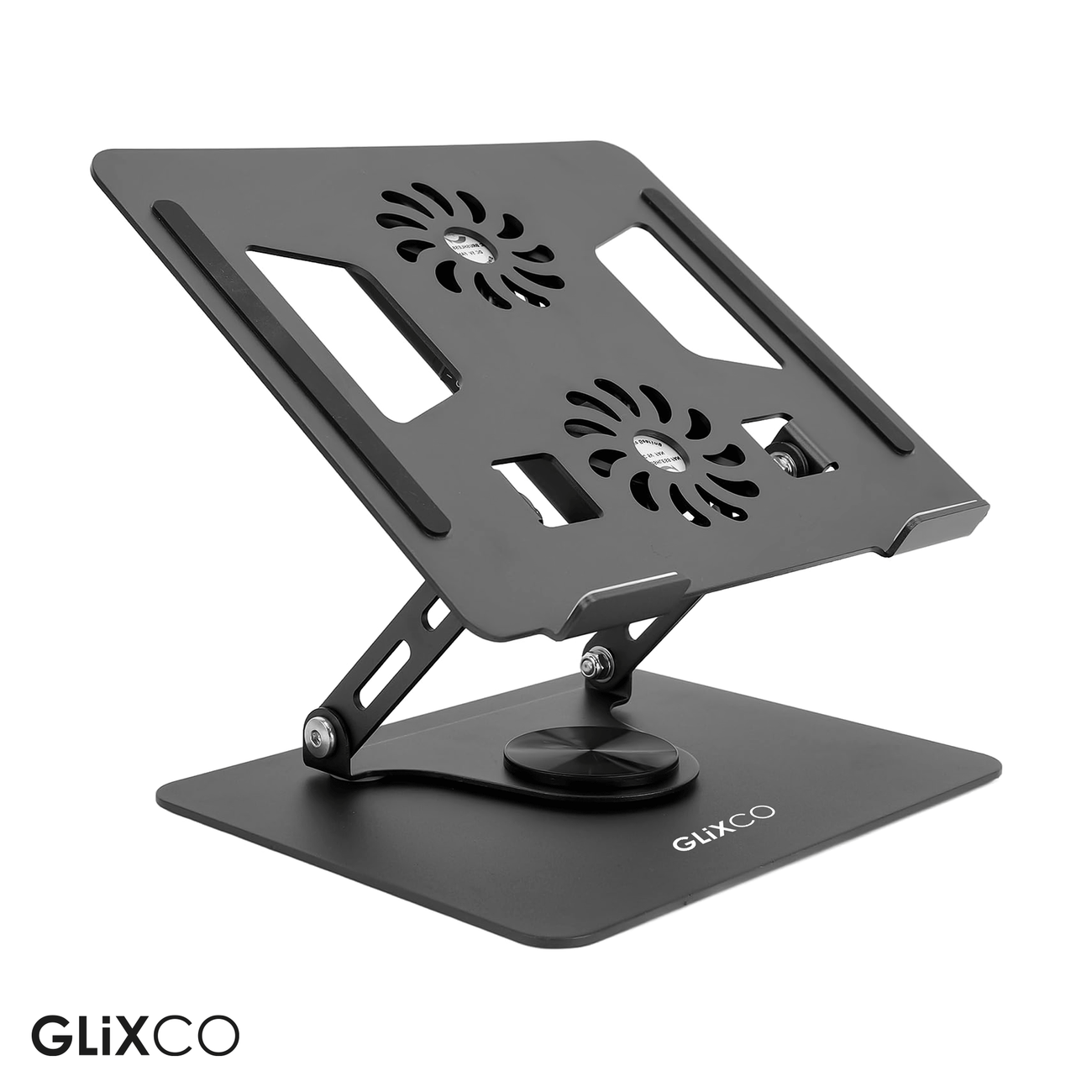 Soporte Plegable Giratorio 360° para Laptop 11 a 15.6 Pulg / Cooler