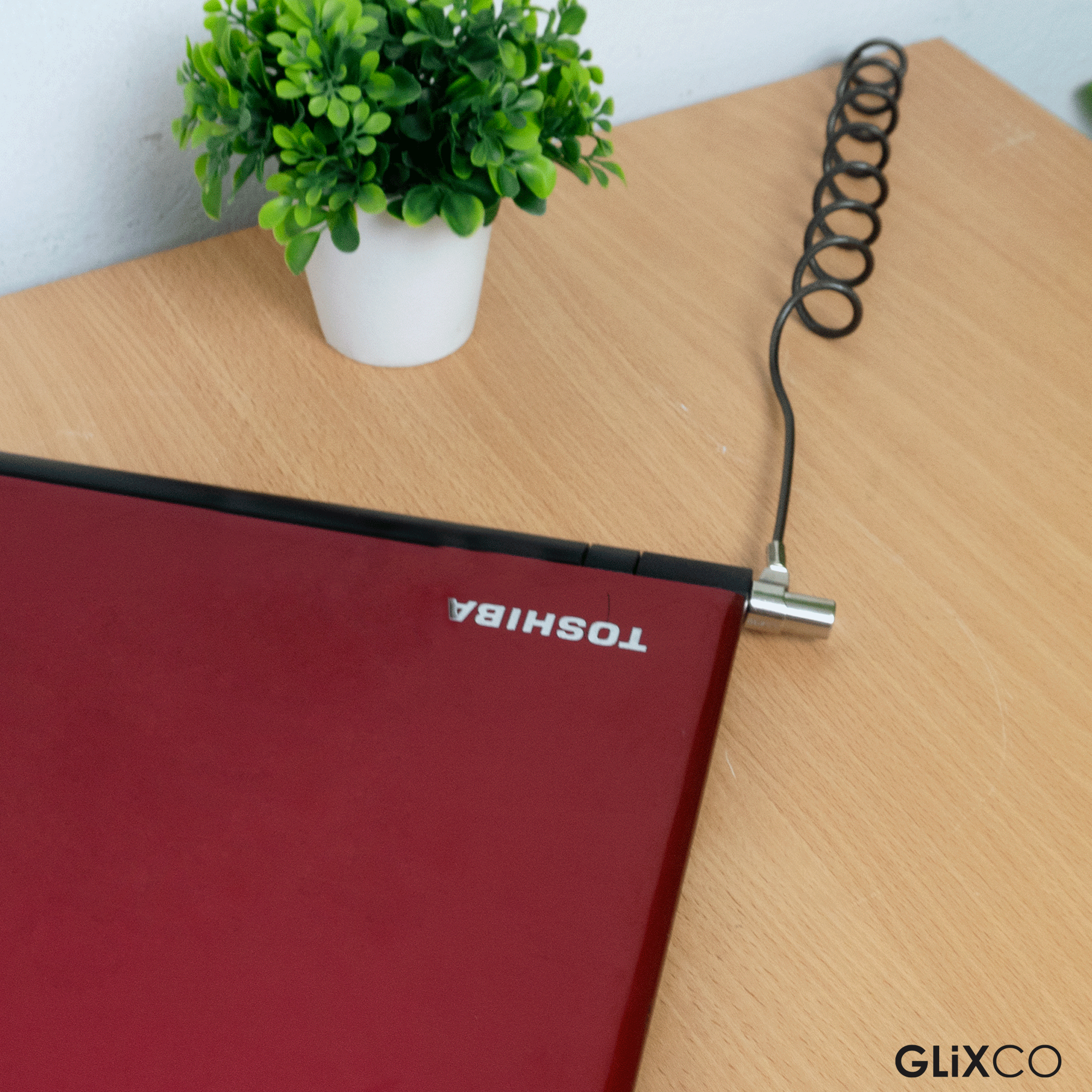 Cable Espiral de Seguridad para Laptop con LLave Codificada / Ranura Standard Kensington