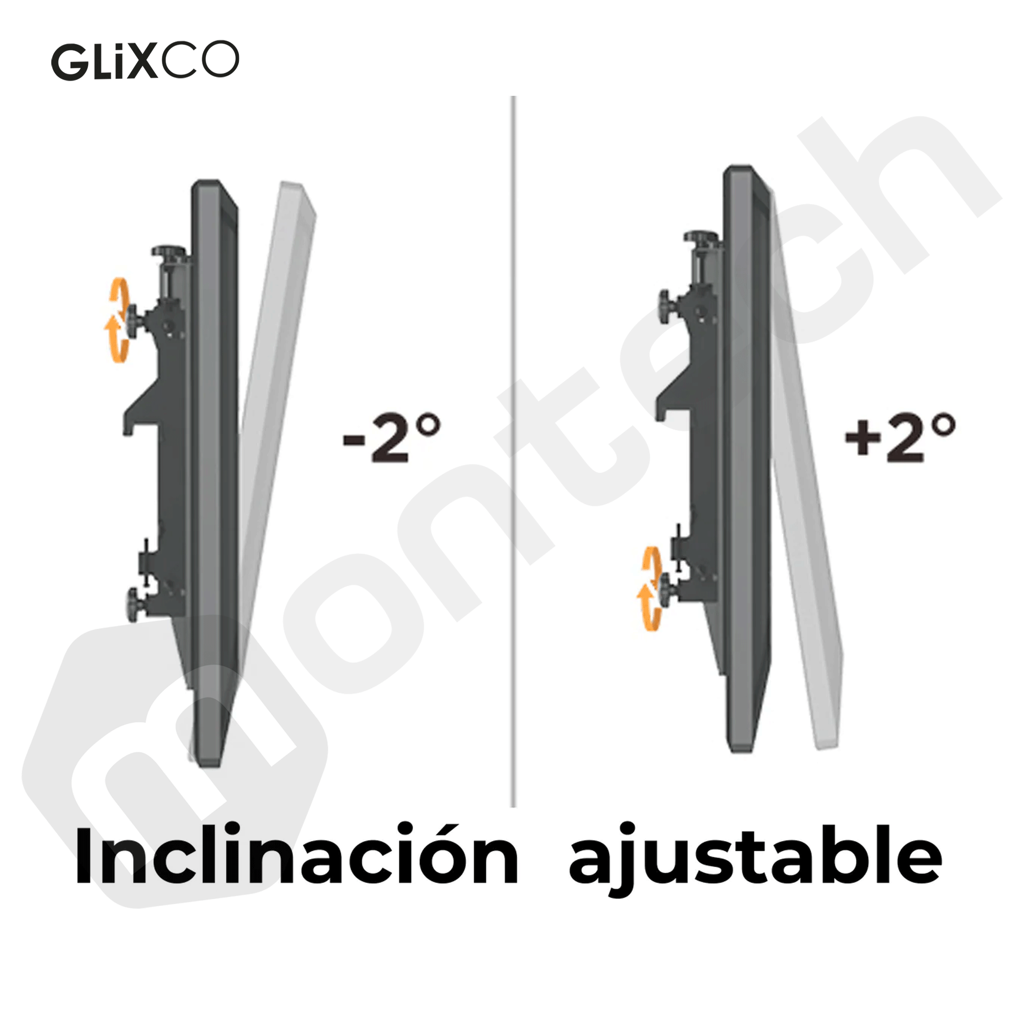 SOPORTE DE TECHO PARA VIDEOWALL DE 6 PANTALLAS 45 a 55 Pulg