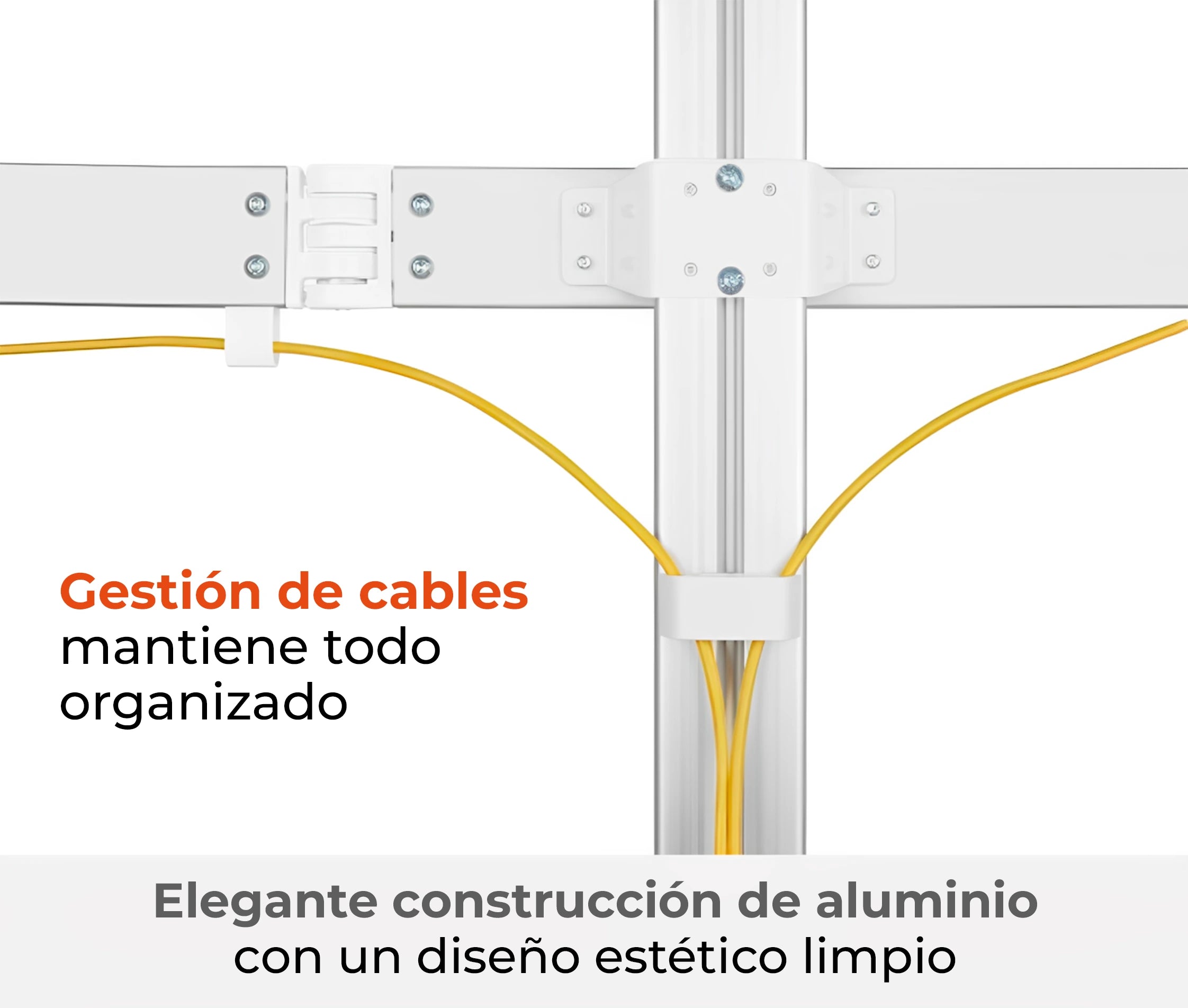 Rack Soporte de Escritorio para 6 monitores 17 a 32 Pulg