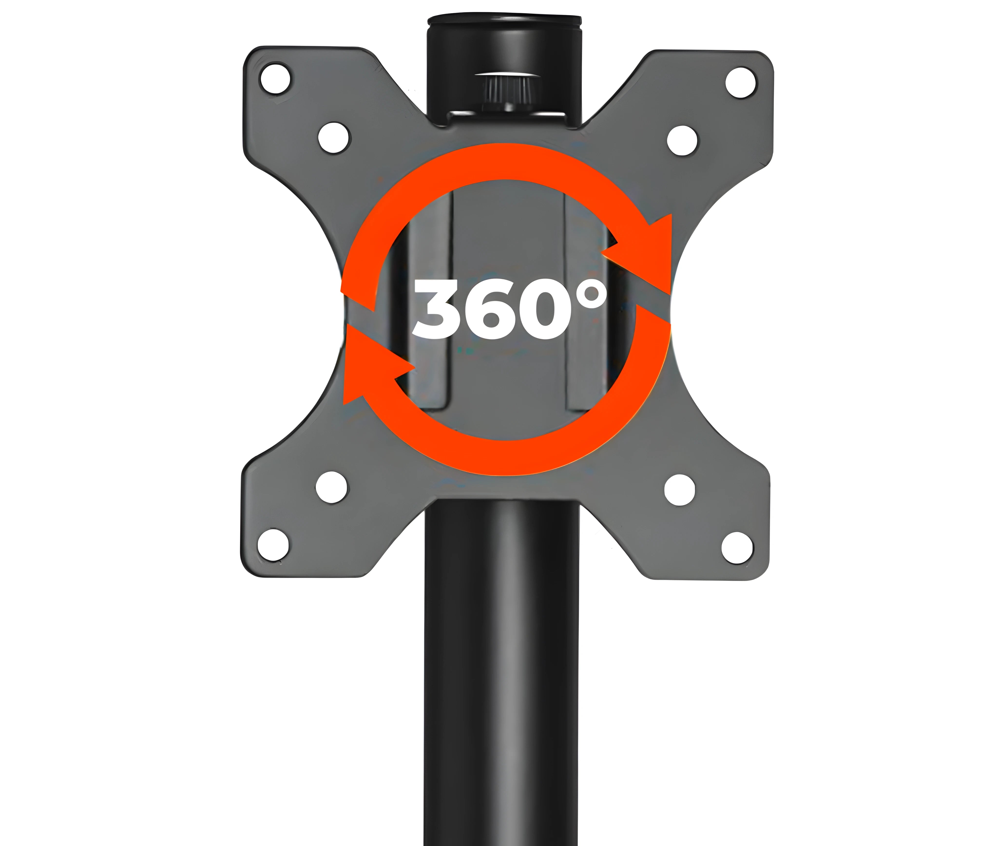 Rack Soporte Doble de Escritorio para Monitor 17 a 32 Pulg