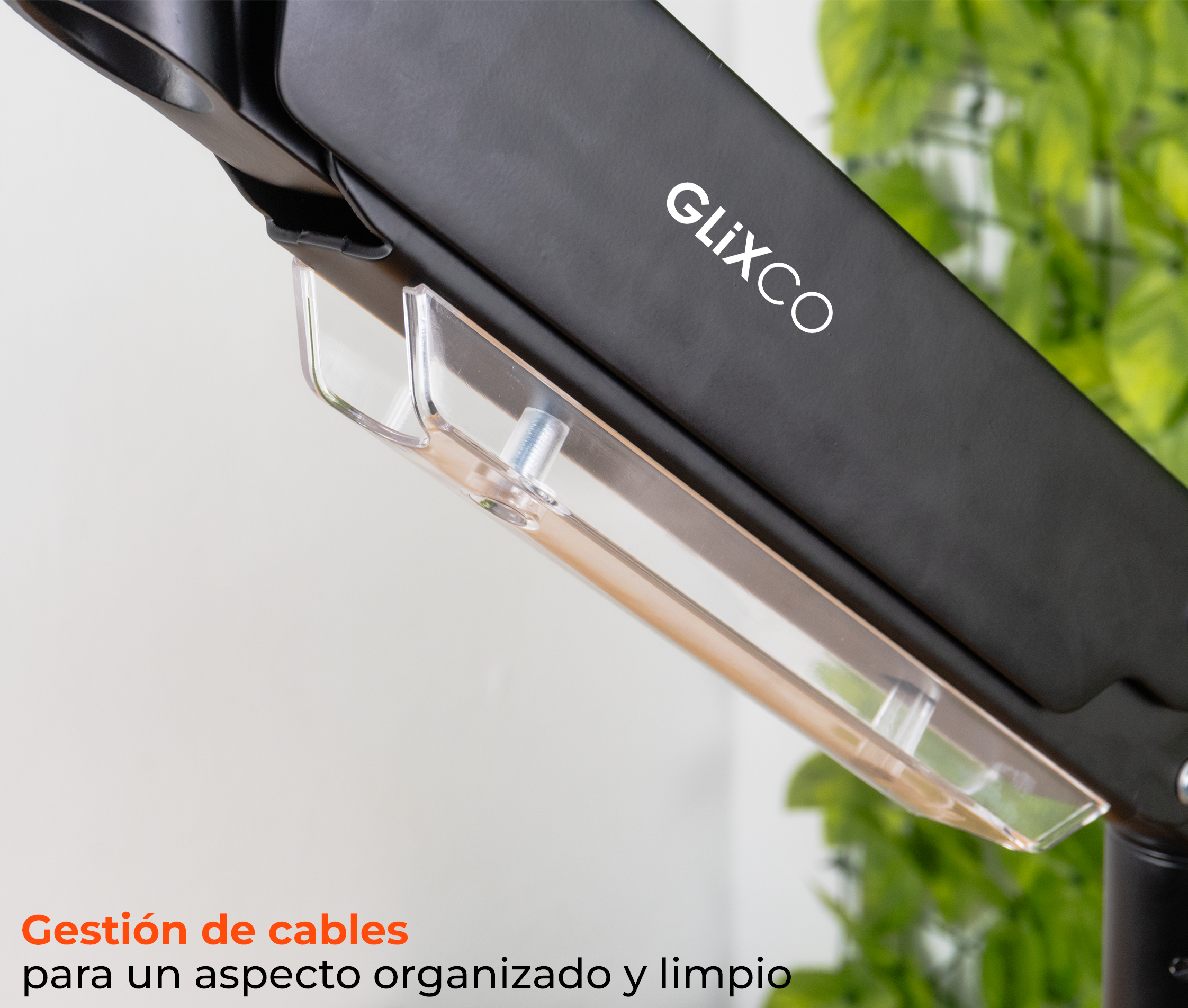 Rack Soporte con Gas Spring de Escritorio para Monitor Samsung Odyssey Ark 24 a 57 Pulg