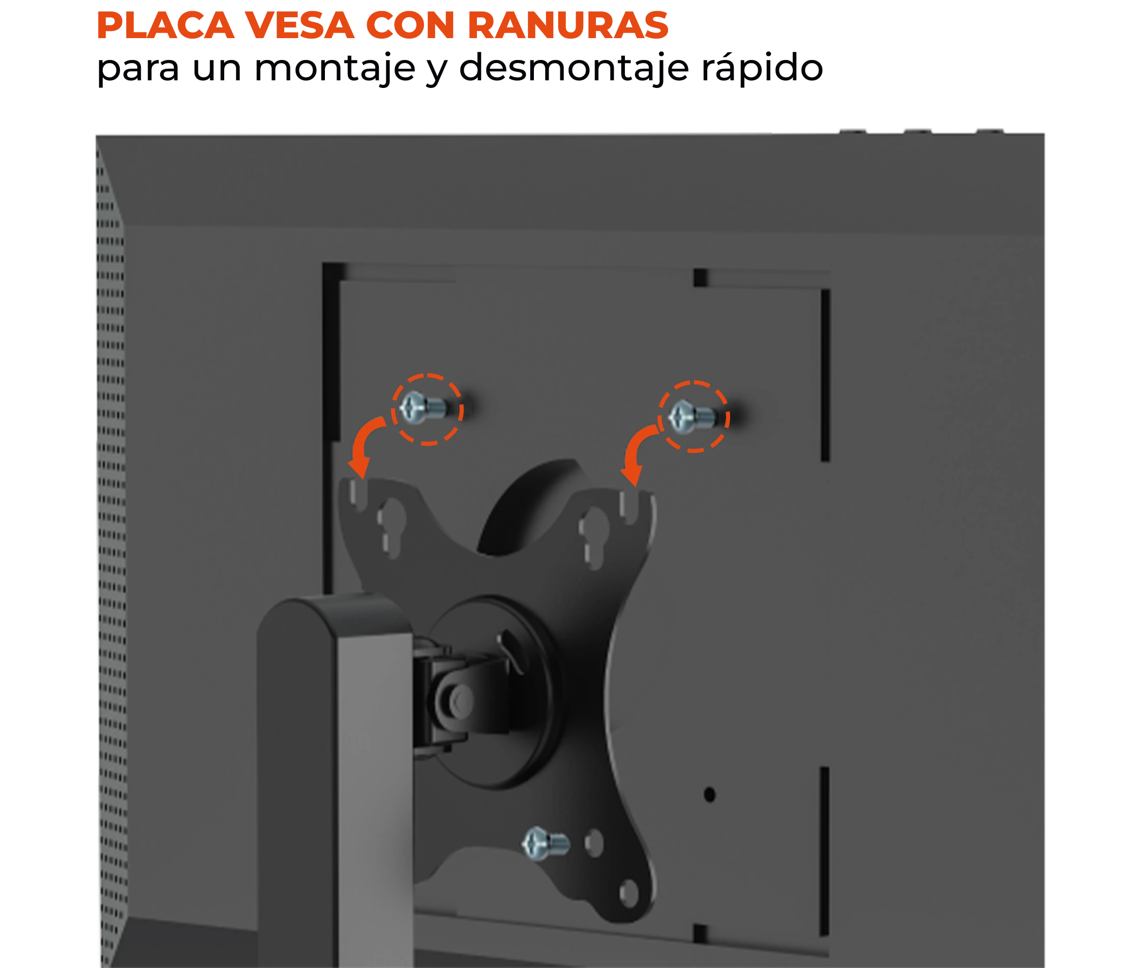 Rack Soporte con Base para Monitor 15 Pulg / Amazon Echo Show 15