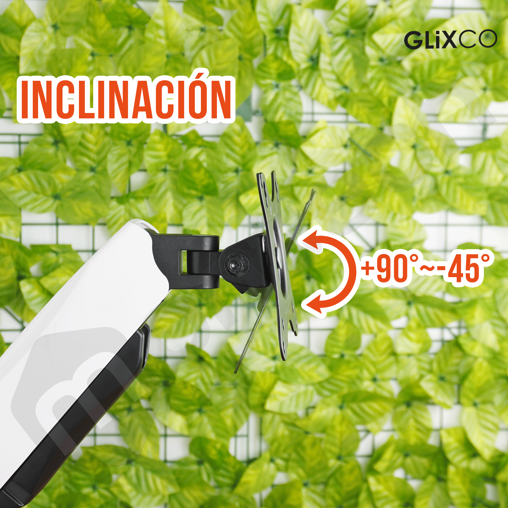 Rack Soporte de Escritorio con Gas Spring para Monitor 13 a 32 Pulg