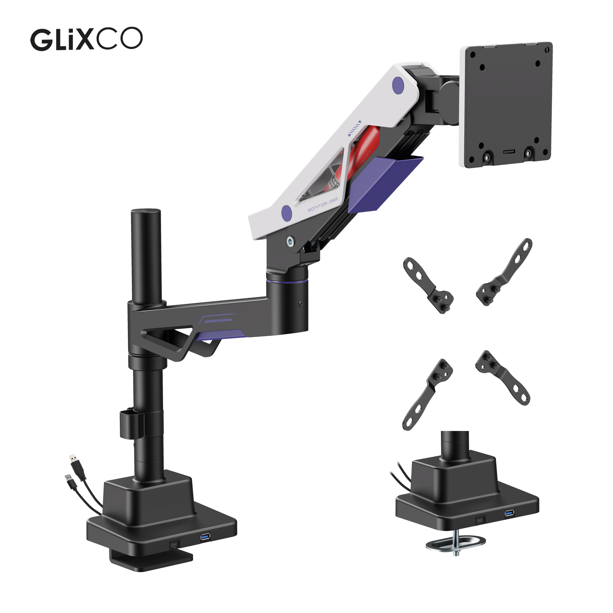 Rack Soporte de Escritorio para Monitores Pesados 24 a 57 Pulg