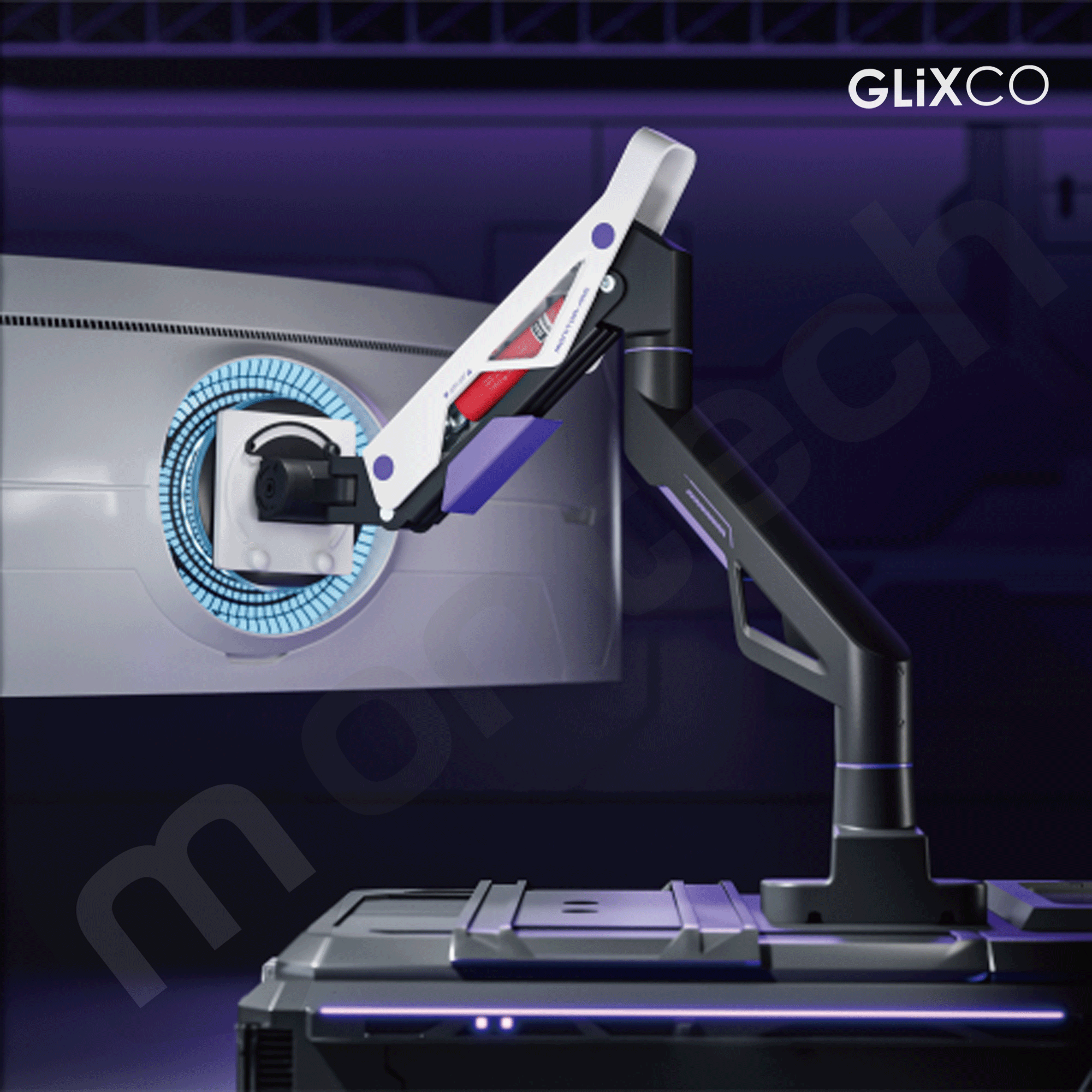 Rack Soporte de Escritorio para Monitores Pesados 24 a 57 Pulg