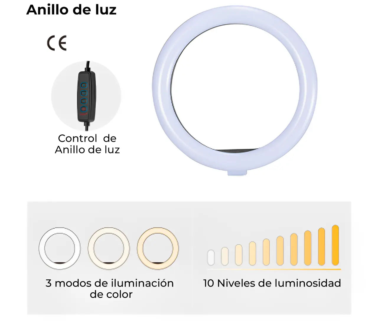 Pedestal para Configuración de Estudio todo en uno + Brazo para Monitor o Laptop