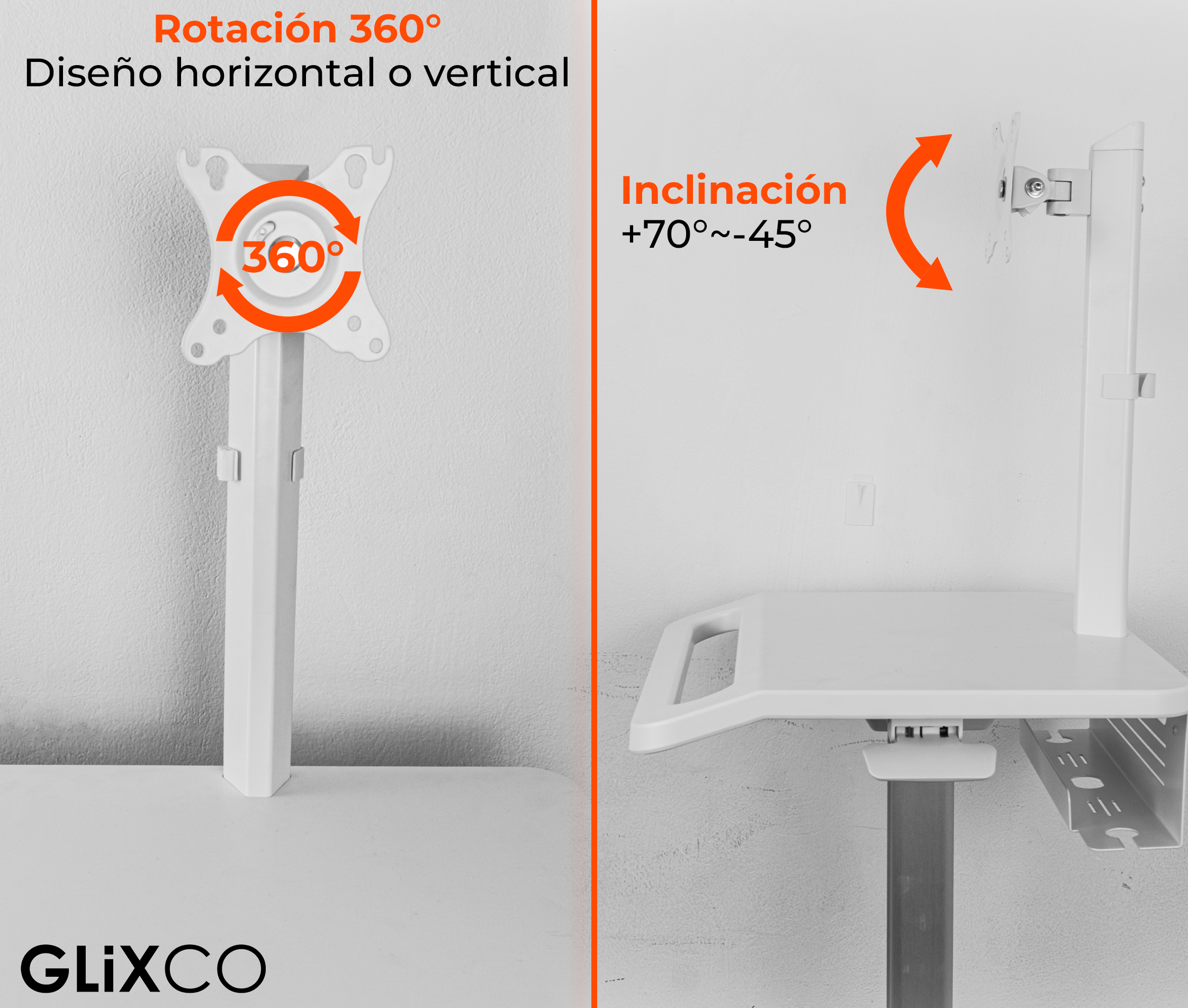 Carro Médico Multialmacén y Soporte para Monitor 17 a 27 Pulg