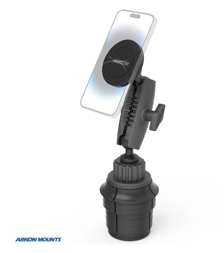 Soporte magnético para CELULAR con soporte para vaso de coche - Compatible con MagSafe