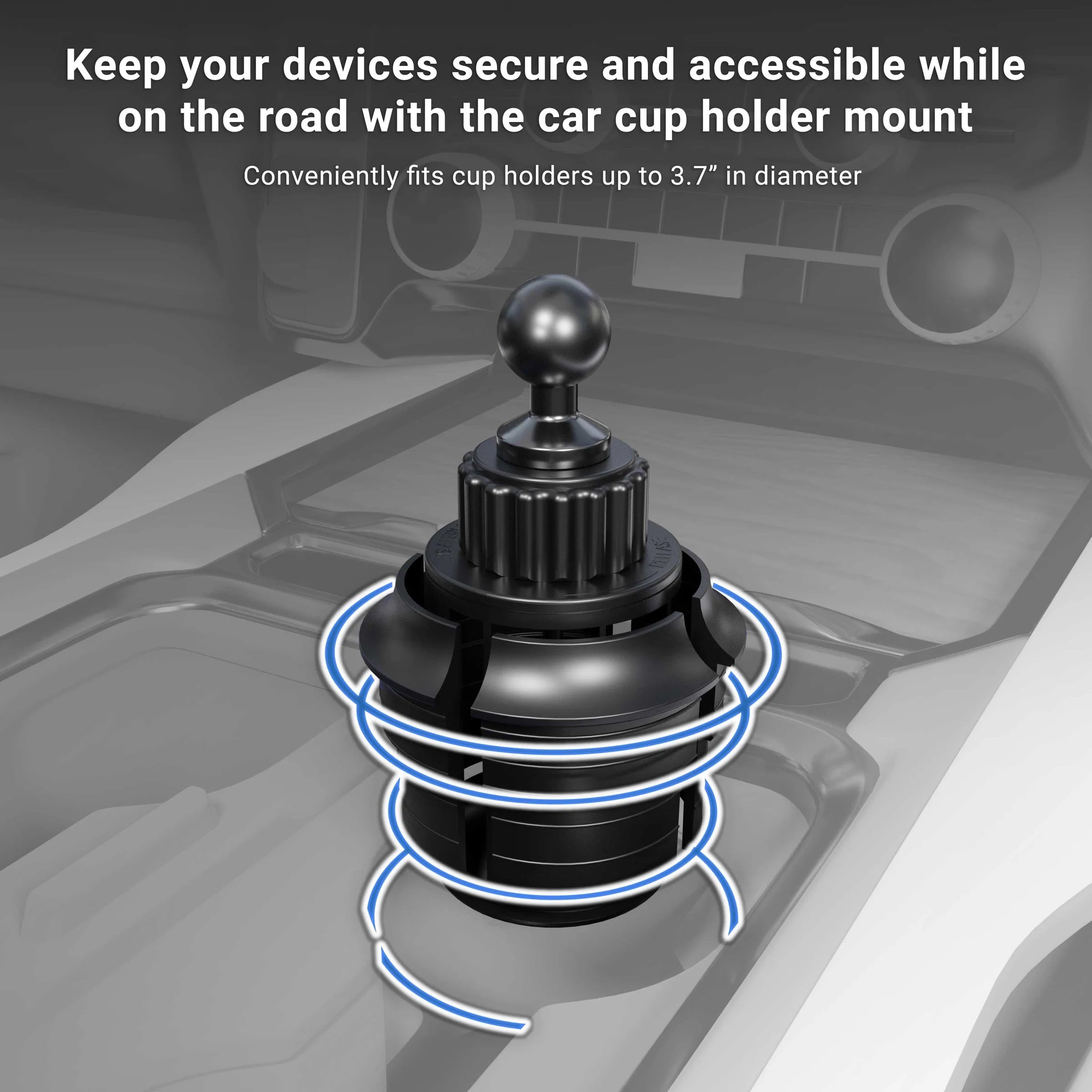 Soporte magnético para CELULAR con soporte para vaso de coche - Compatible con MagSafe