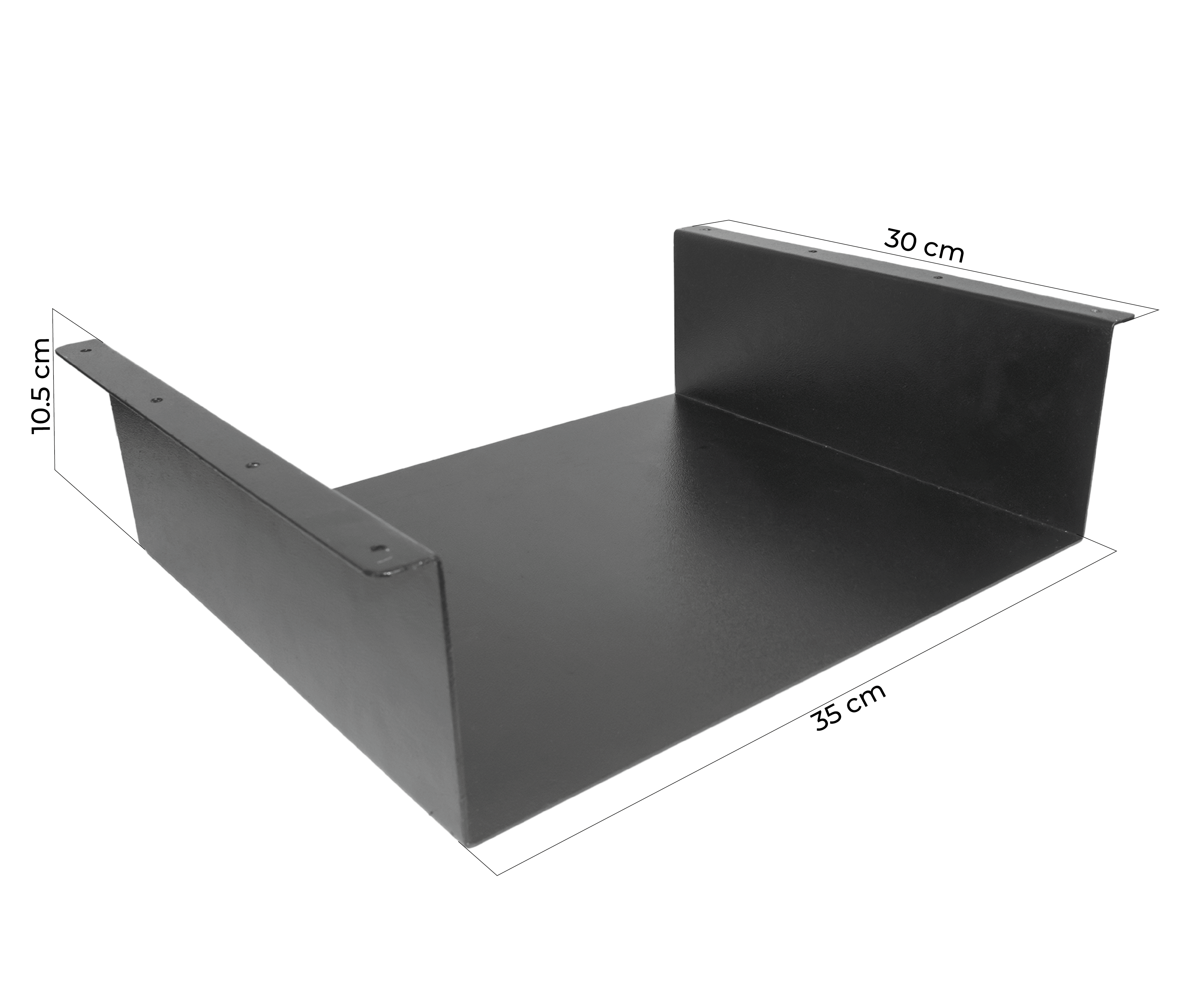 Soporte CPU PC ThinkCentre Lenovo HP / Fijación debajo escritorio / Medida Anch 35 x Prof 30 x Alt 10.5 cm