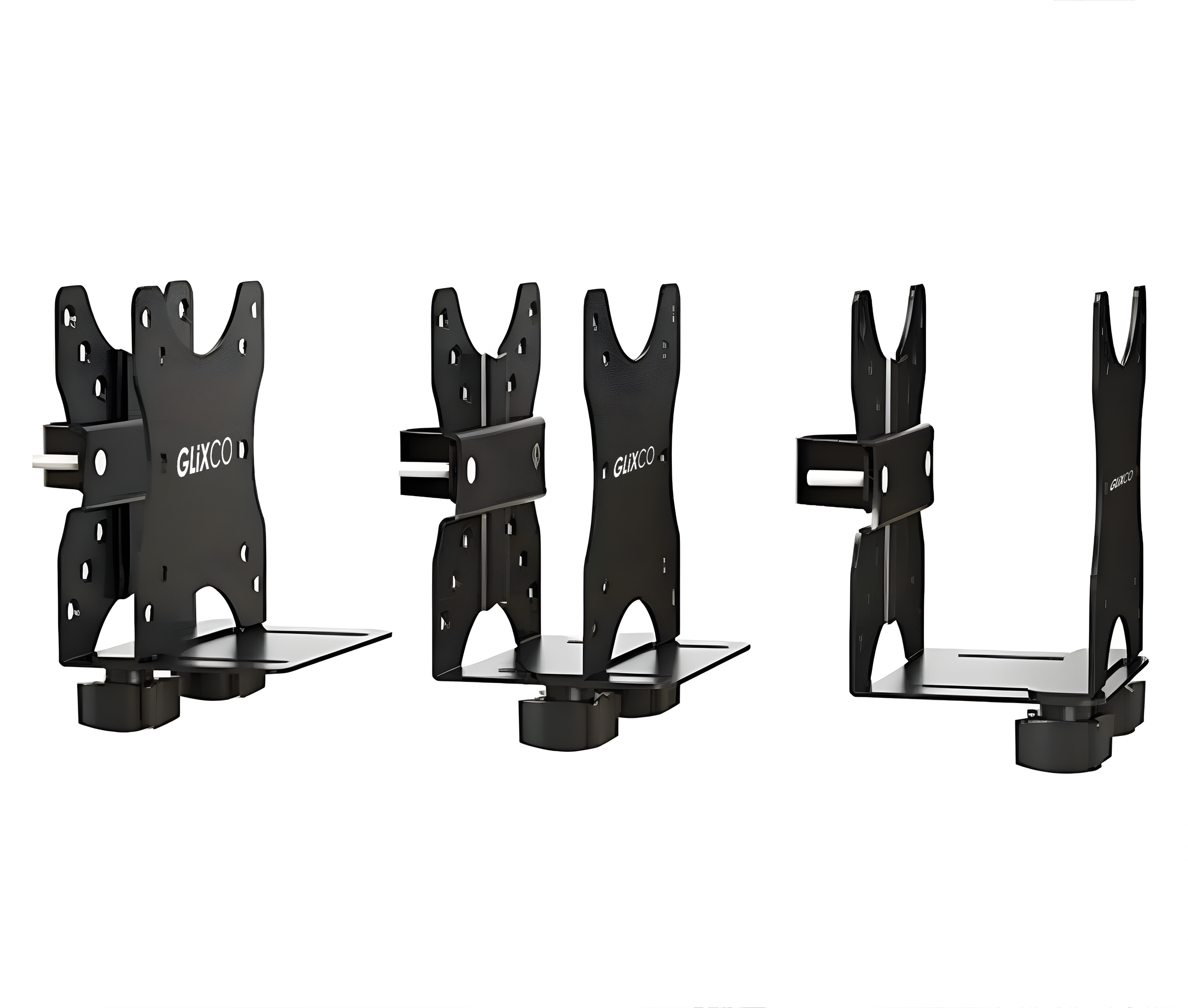 Soporte Universal para Mini PC/ CPU - Fijación Debajo de Escritorio, Poste Tubular y Rack