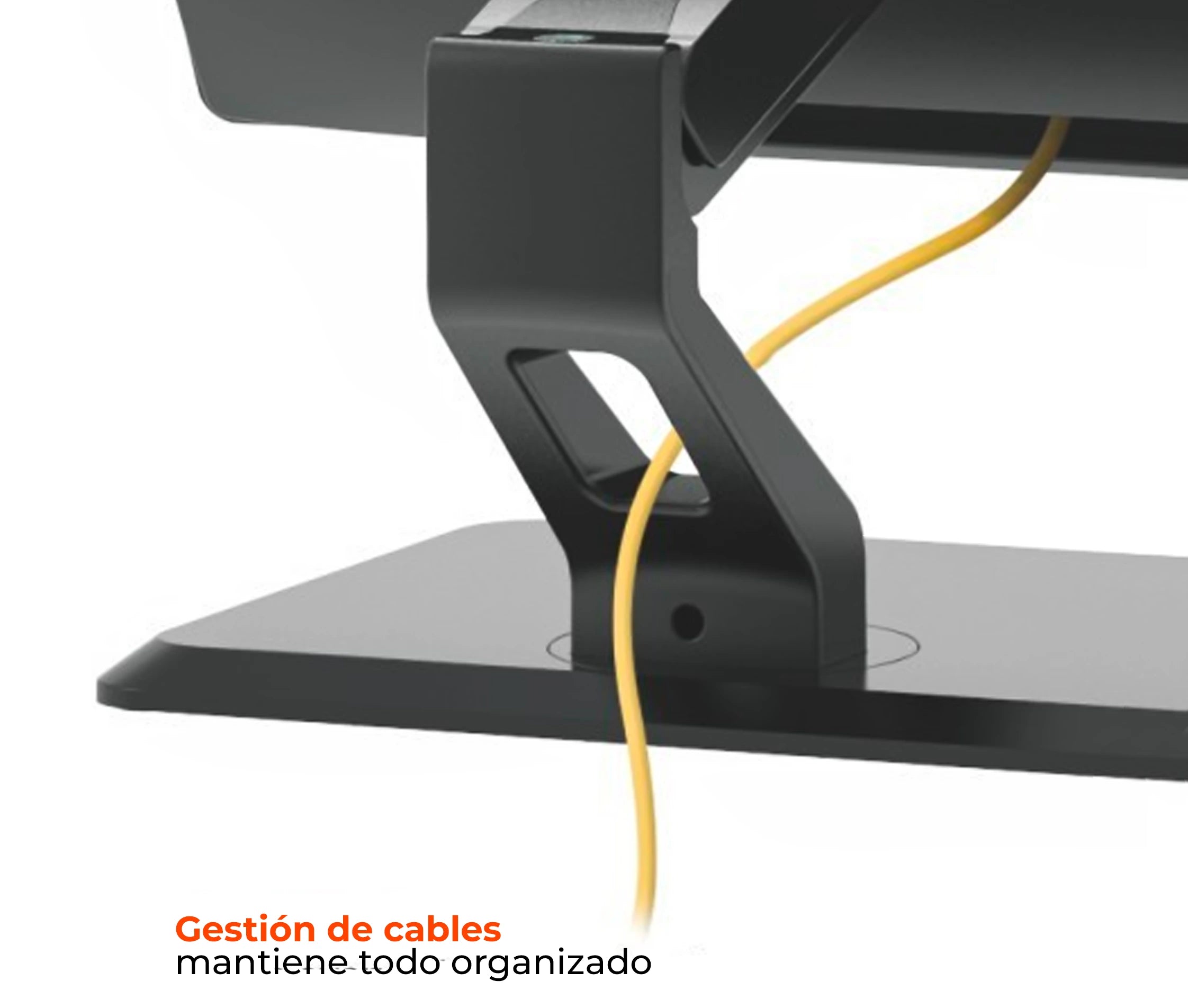 Rack Soporte con Gas Spring de Escritorio para Monitor de Pantalla Táctil de 17 a 32 pulg