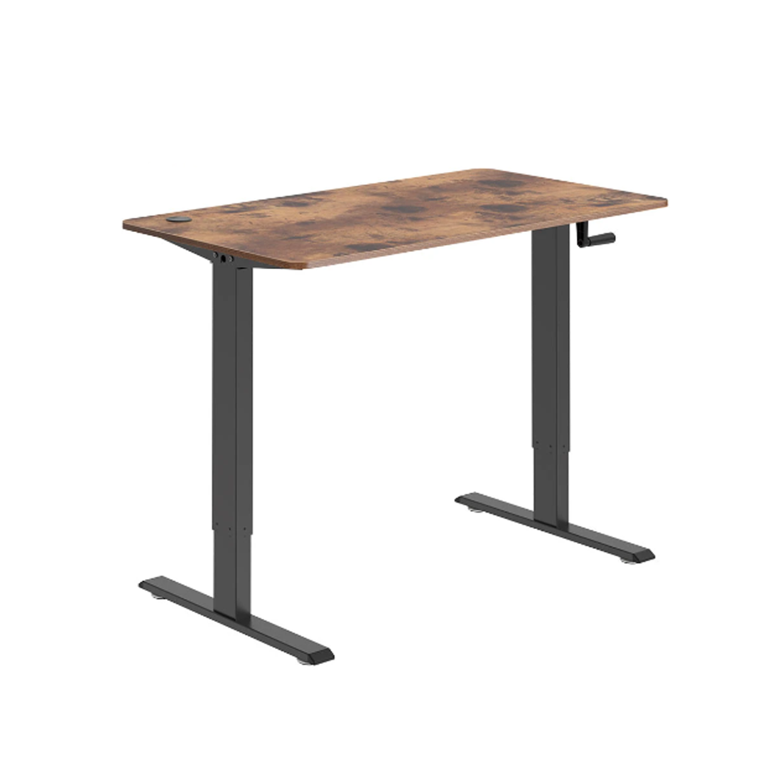Escritorio con Altura Ajustable Manual / Tablero 120x60 cm / Espesor 15mm / Carga 70 kg