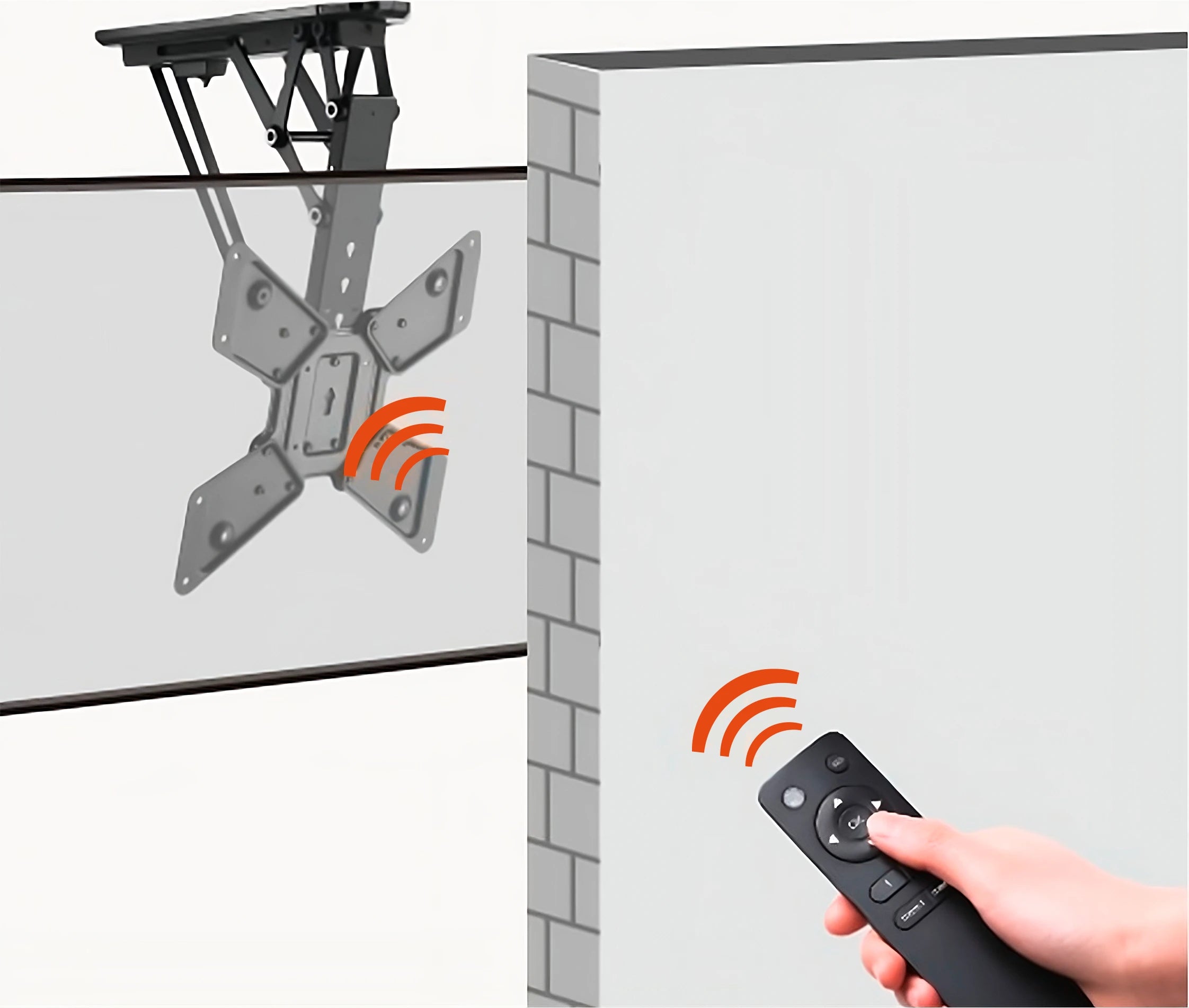 Rack Eléctrico a Control Remoto para TV 23 a 55 Pulg / VESA Max 400x400mm / Carga 30 kg