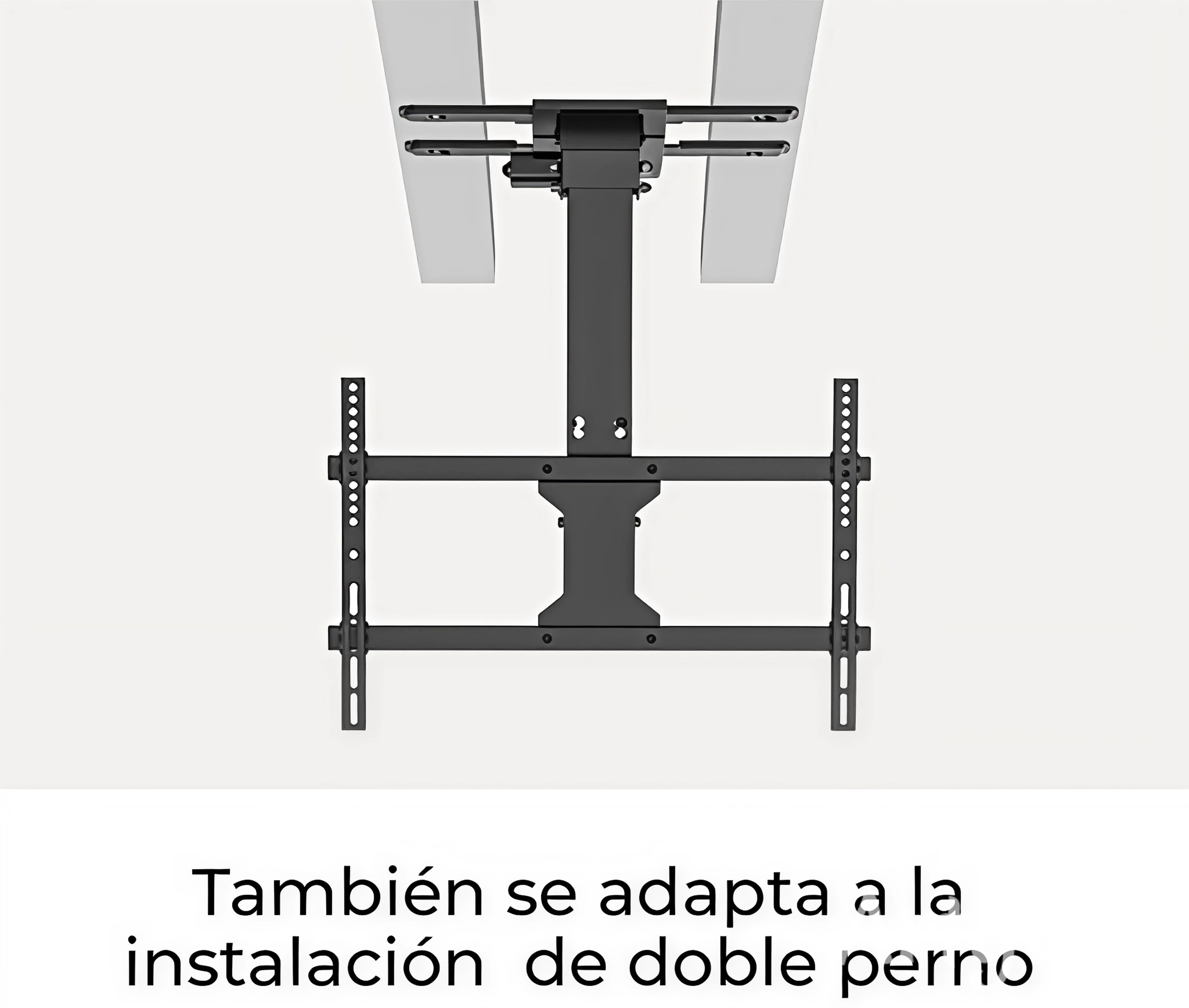 Rack Techo Eléctrico Plegable a Control Remoto TV 37 a 65 Pulg / VESA Max 600x400mm / Carga 45 kg