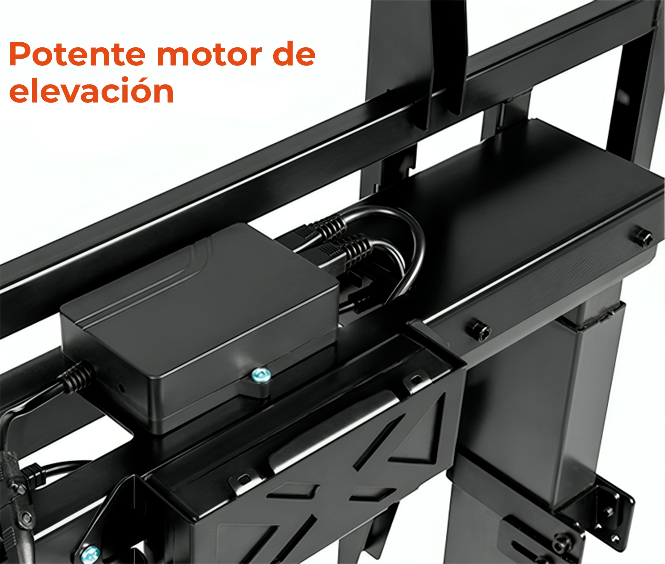 Pedestal Eléctrico Motorizado TV 55 a 100 Pulg / Vesa Max 800x600mm / Carga 120 kg / Altura Regulable