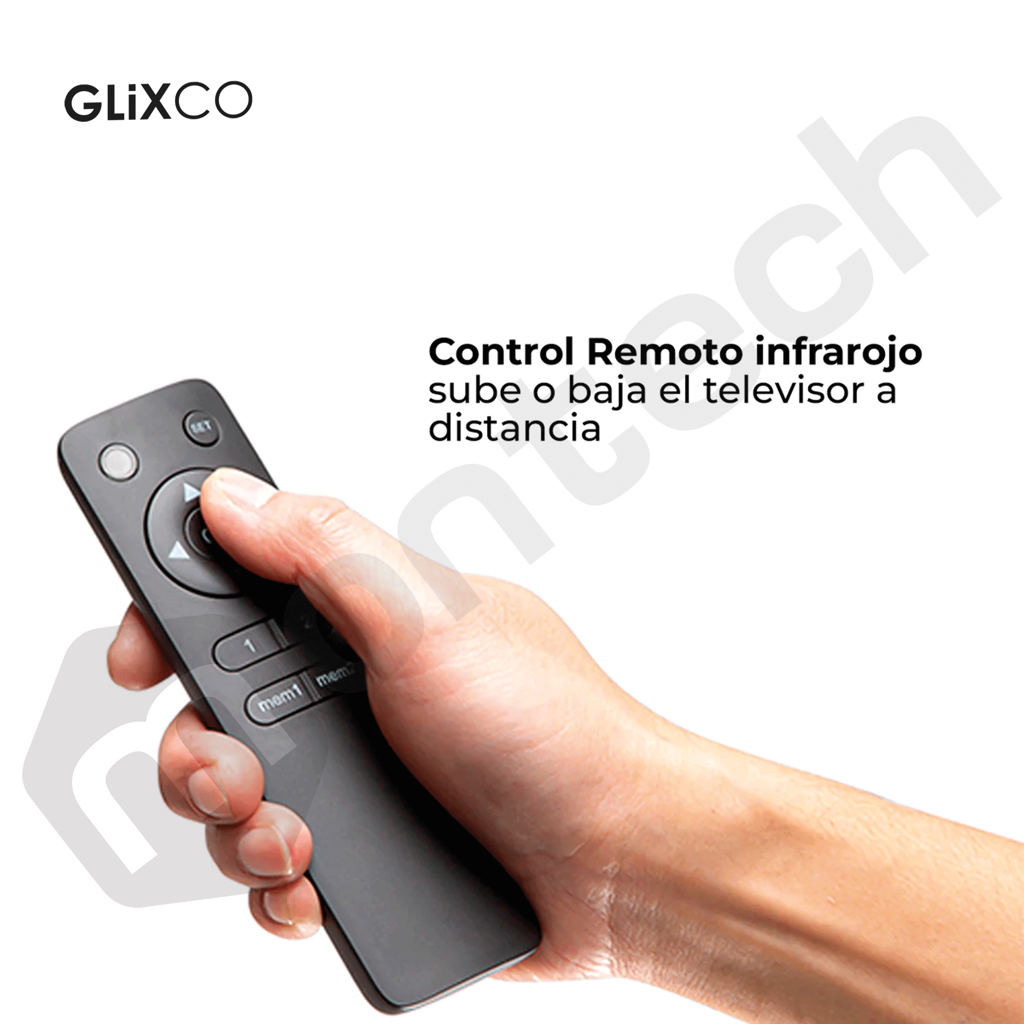 Pedestal Eléctrico Motorizado con Ruedas para TV 55 a 100 Pulg / VESA Max 1500x600mm / Carga 120 kg