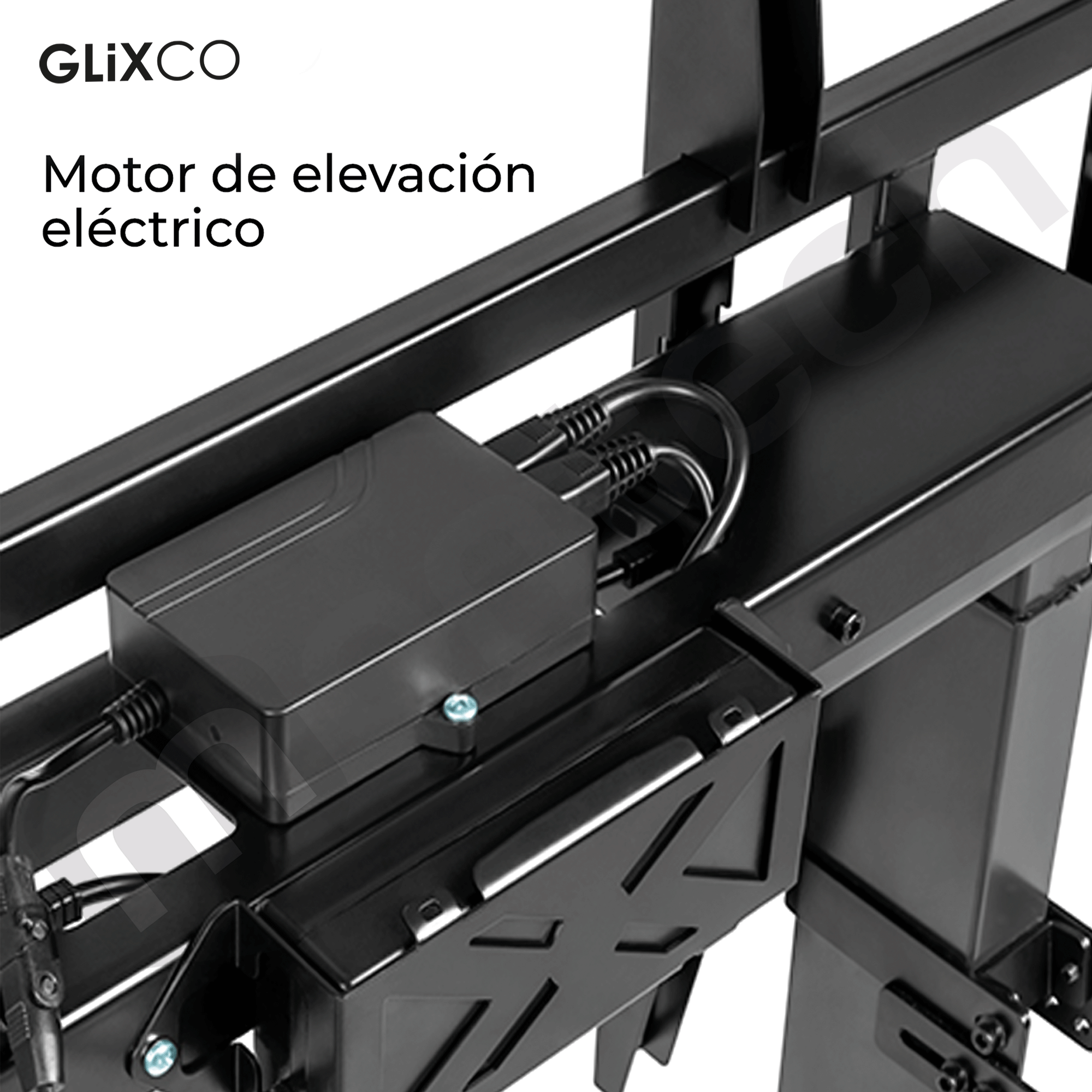 Pedestal Eléctrico Motorizado con Ruedas para TV 55 a 100 Pulg / VESA Max 1500x600mm / Carga 120 kg