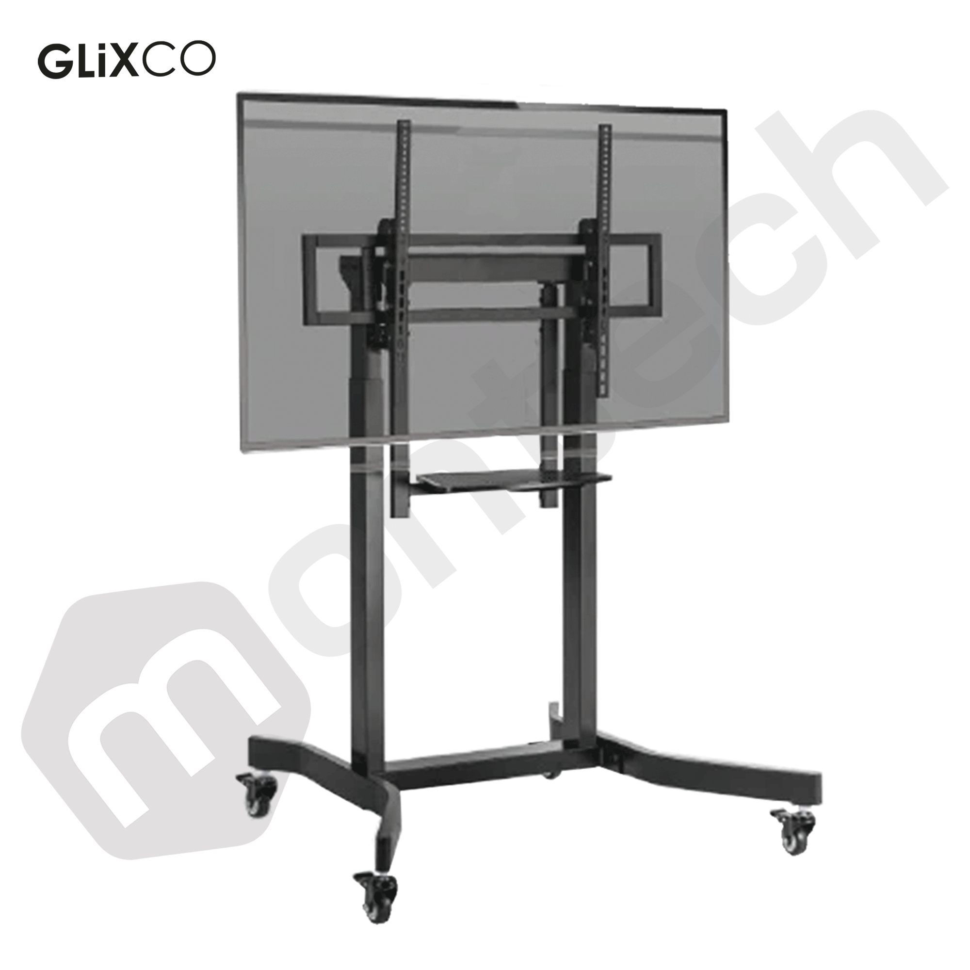 Pedestal Eléctrico Motorizado con Ruedas para TV 55 a 100 Pulg / VESA Max 1500x600mm / Carga 120 kg
