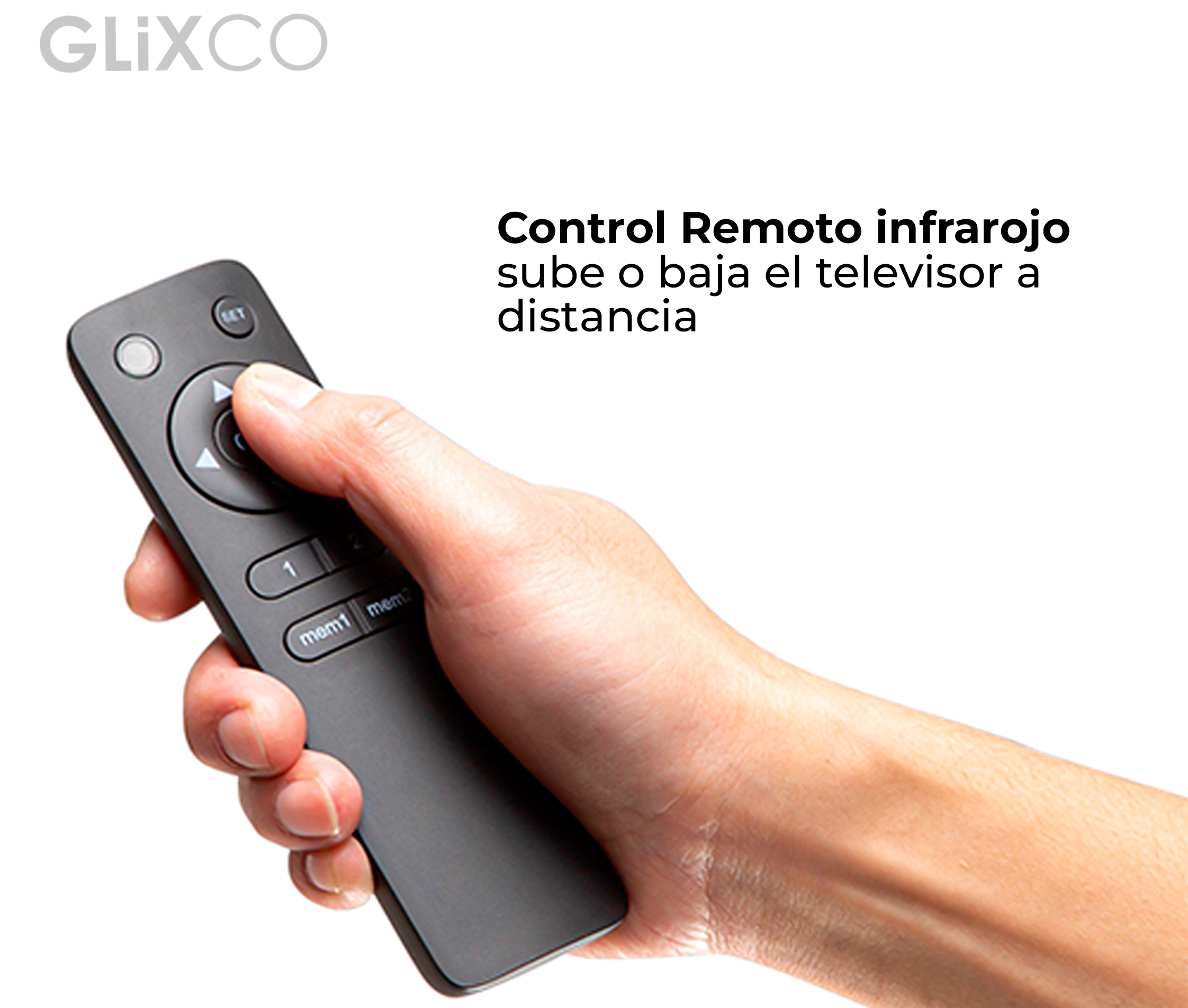 Pedestal Eléctrico Motorizado con Ruedas para TV de 55 a 100 Pulg / VESA Max 800x600mm / Carga 120 Kg