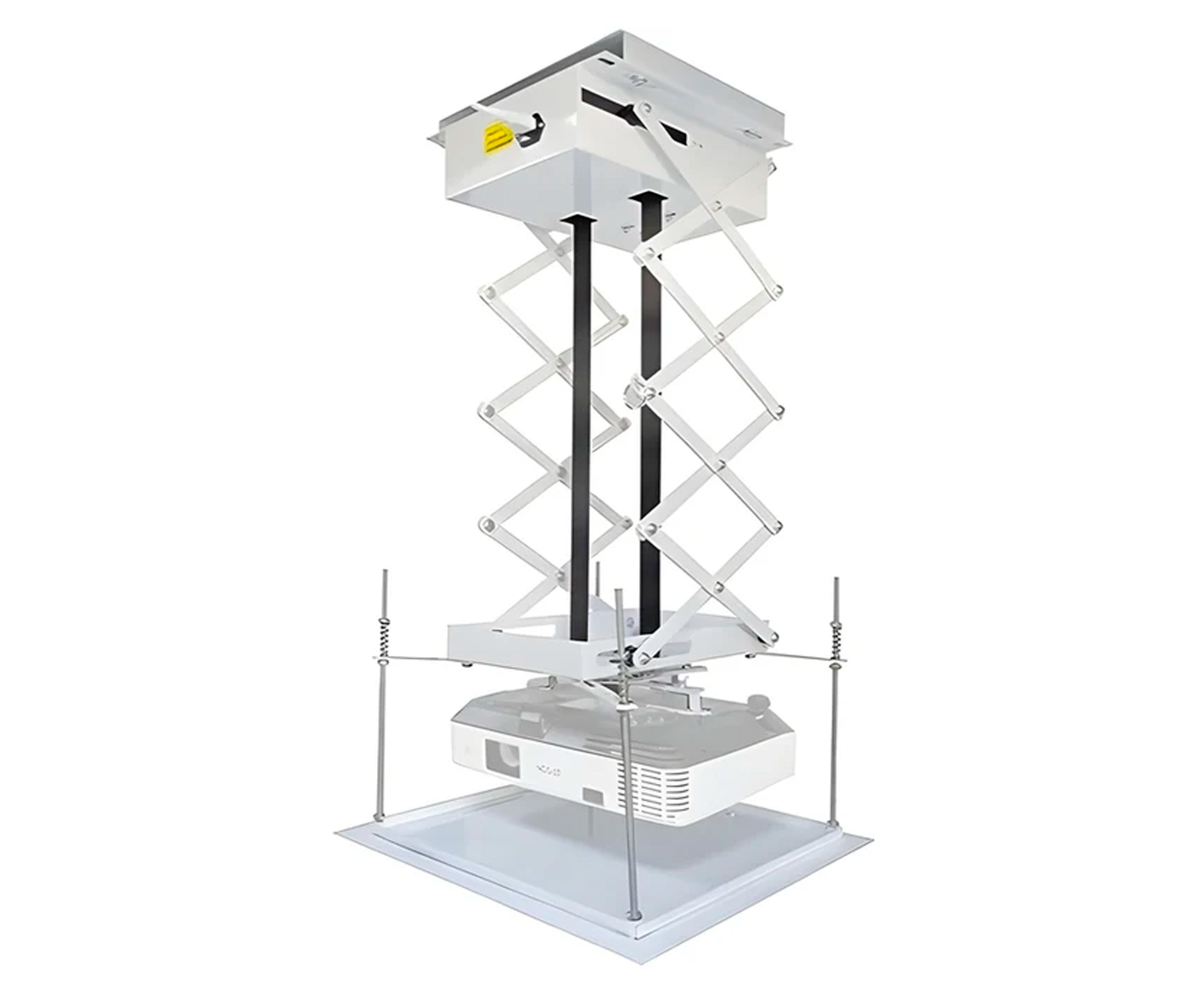 Rack Soporte Eléctrico para Proyector Pesado - Carga 30 kg / Doble Motor / Altura Max 100cm