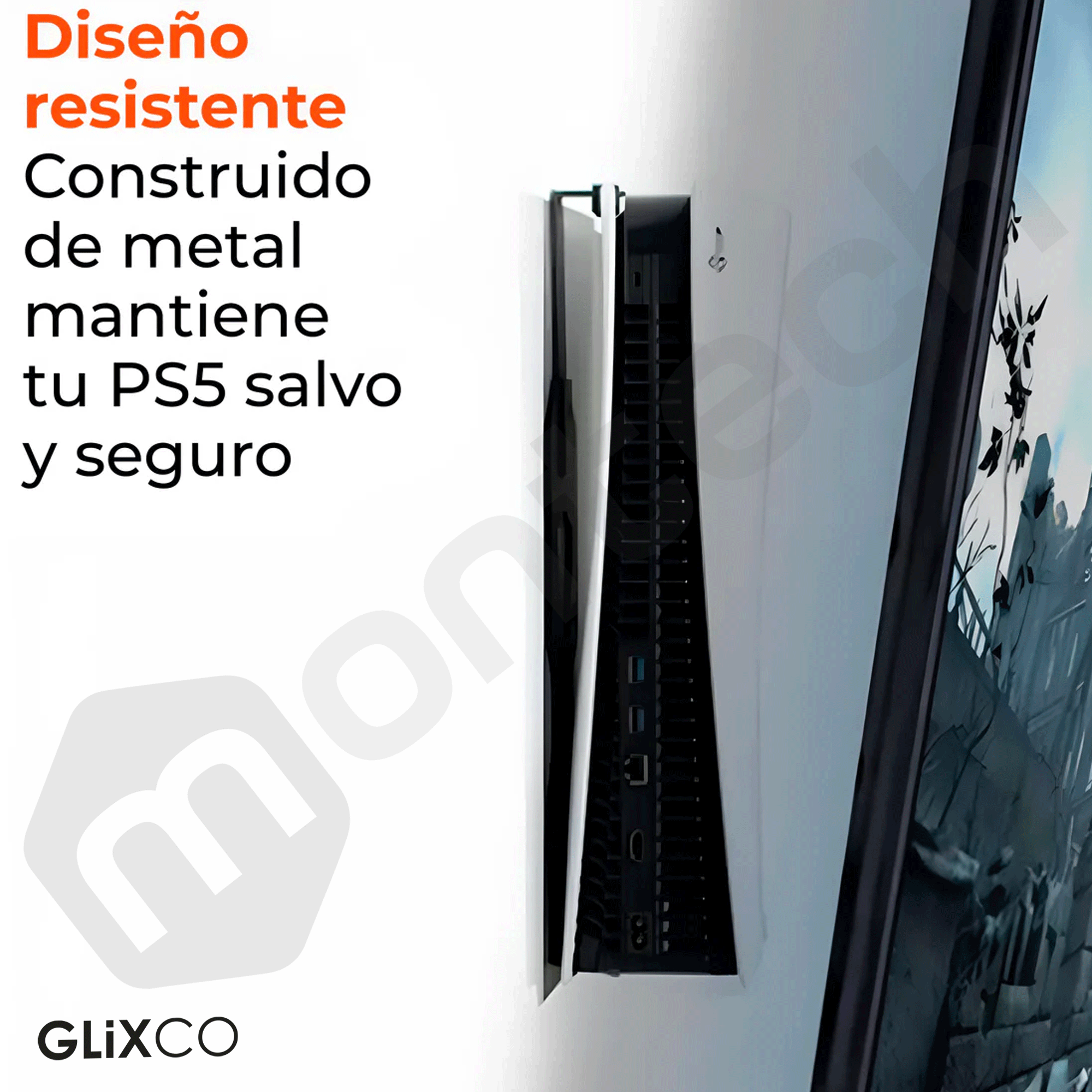 Rack Soporte de Pared para Play Station 5 / PS5 estándar