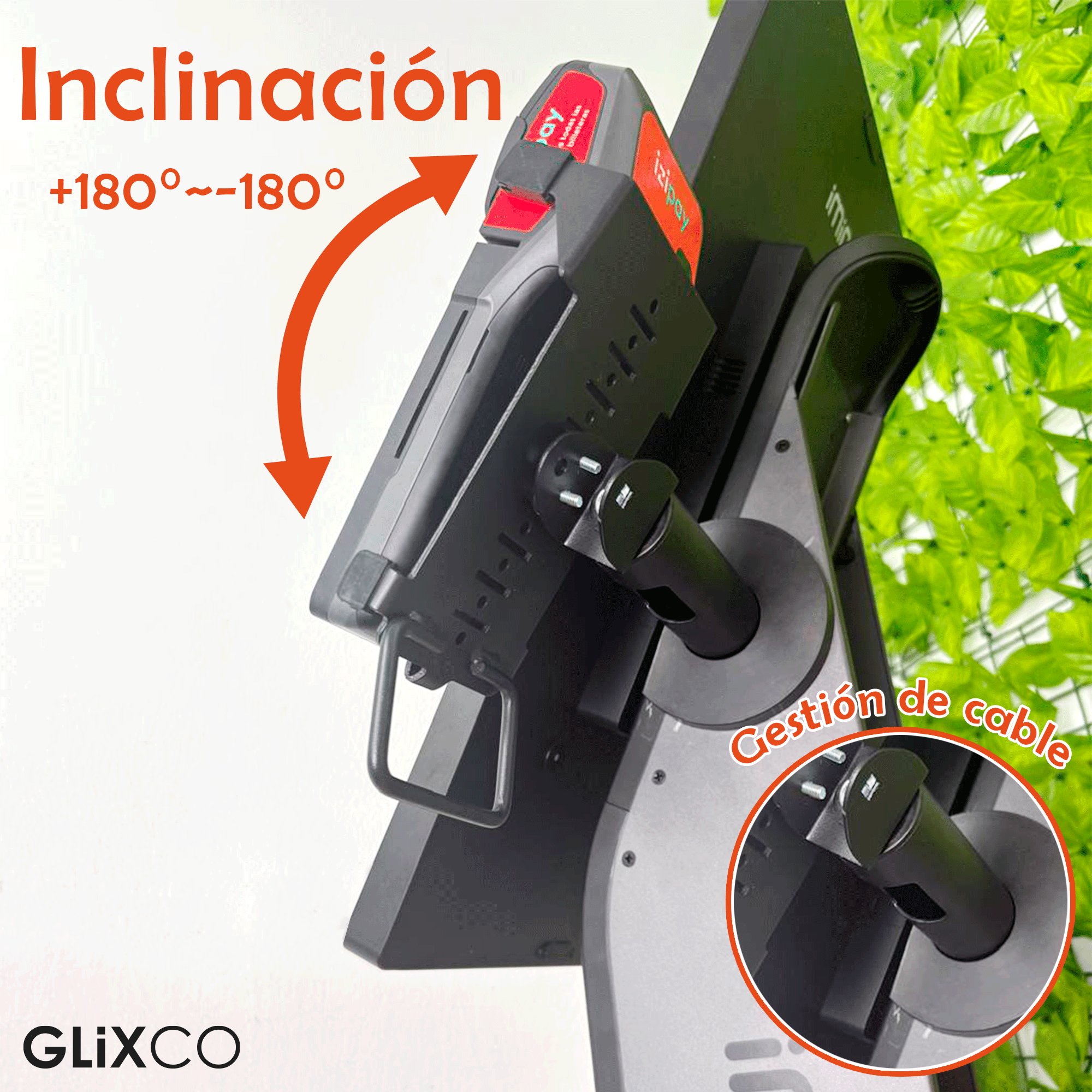 Soporte para POS Izipay T6820 /Monitor Imin Crane1 21.5’’