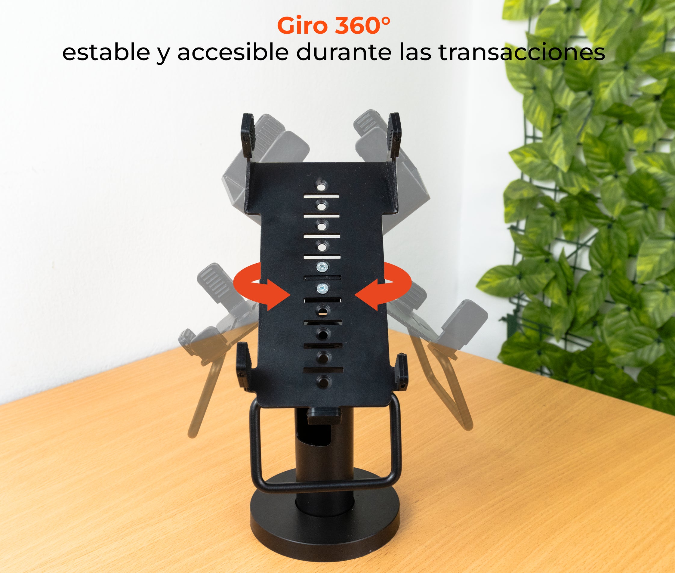 Soporte de Escritorio para POS VERIFONE® VX 520 / Openpay UROVO I9100 / Culqi P3