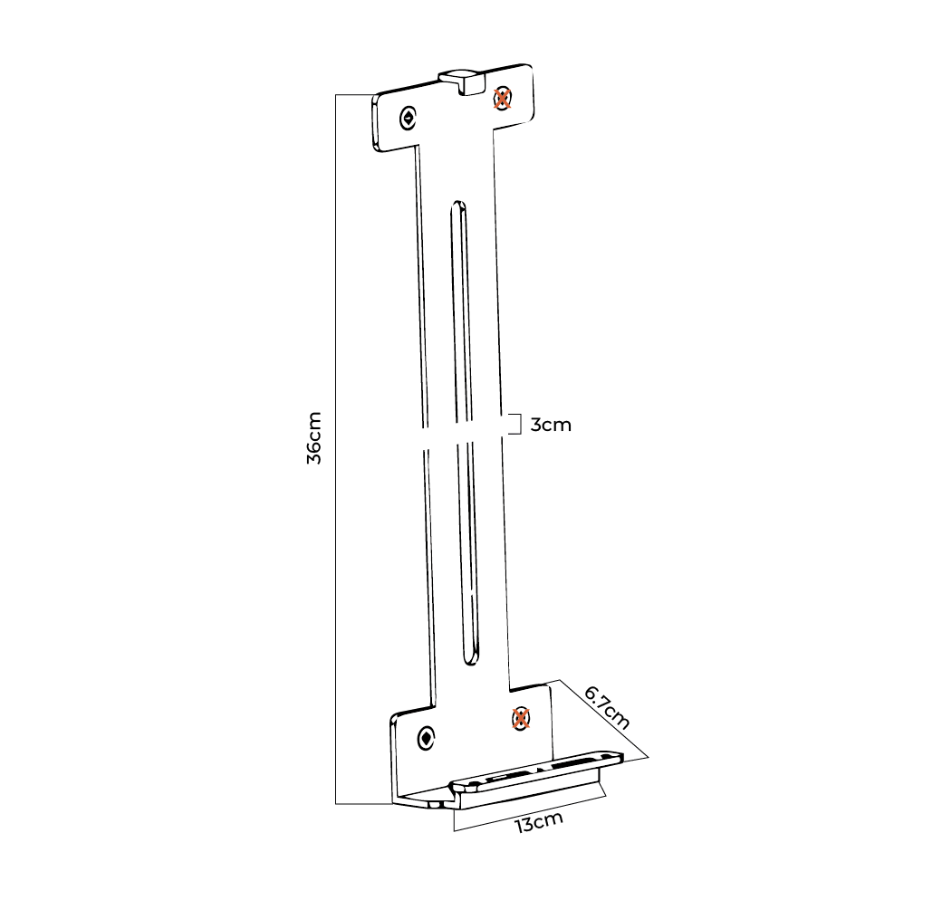 Rack Soporte de Pared para Play Station 5 Slim