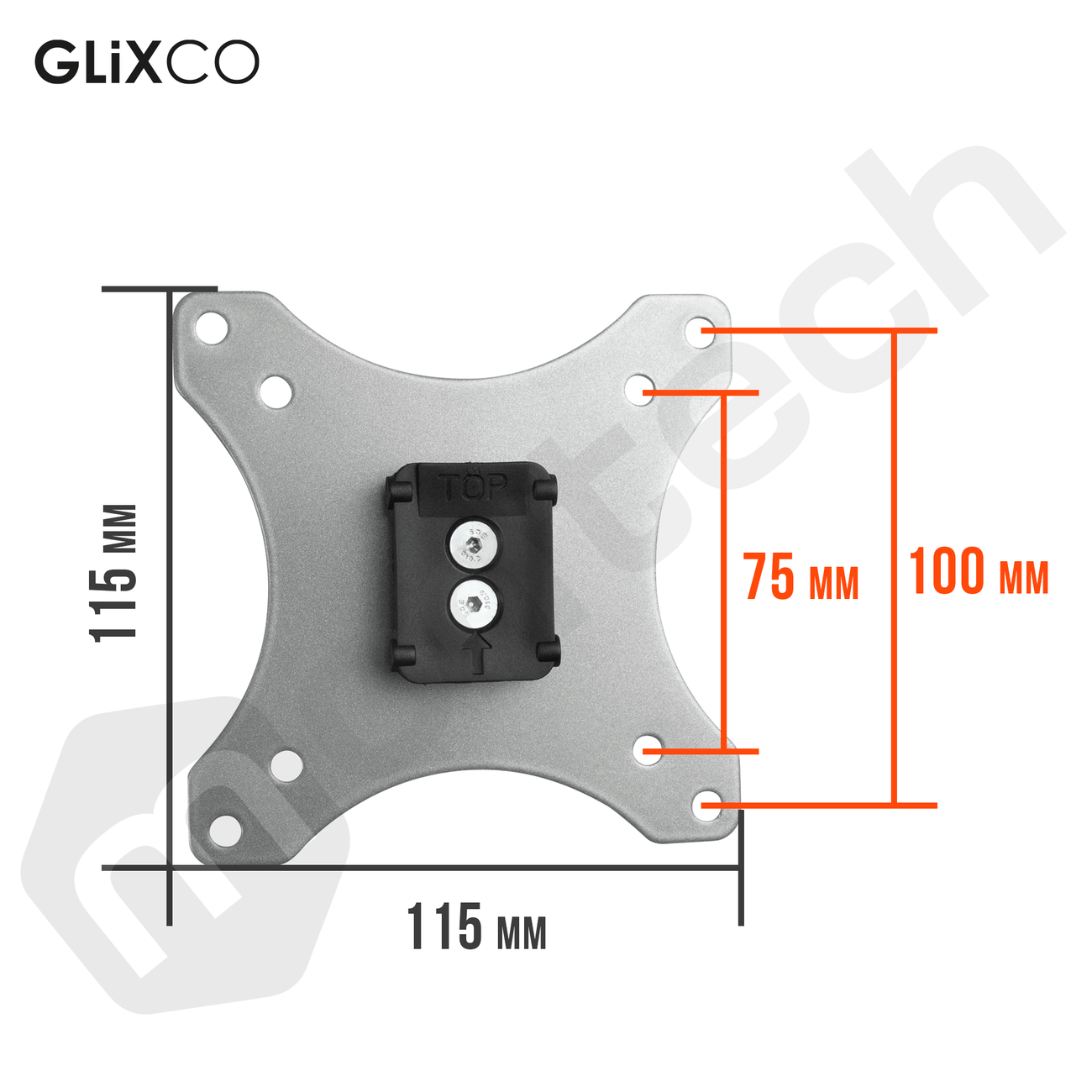 Placa VESA para Rack Monitor