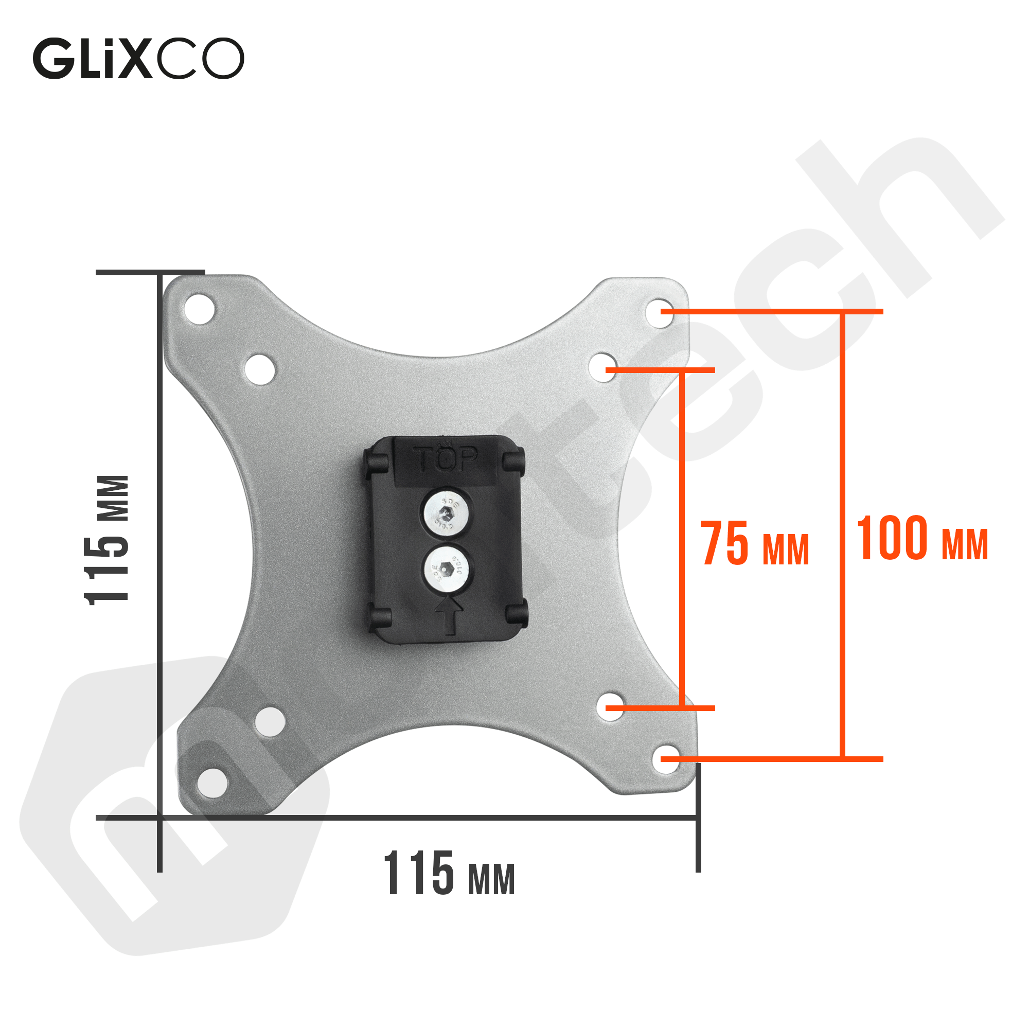 Placa VESA para Rack Monitor