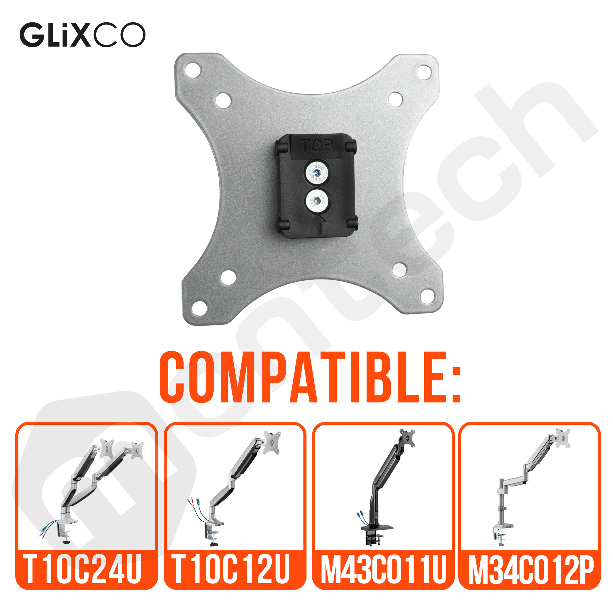 Placa VESA para Rack Monitor