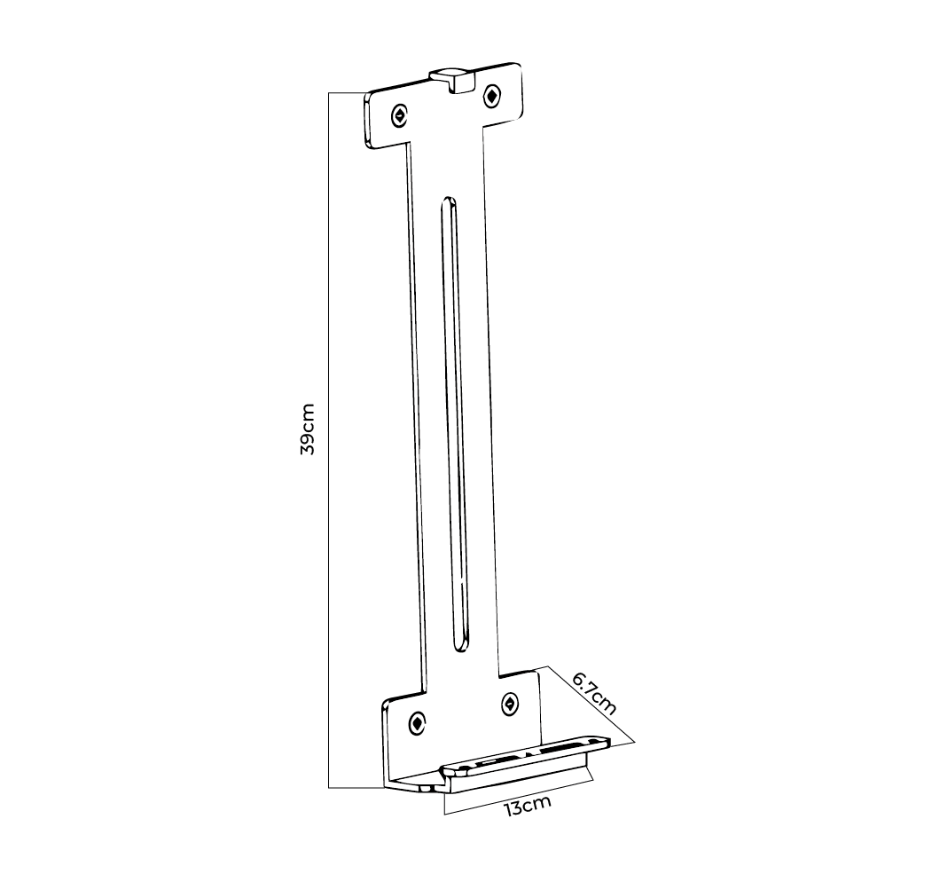 Rack Soporte de Pared para Play Station 5 / PS5 estándar