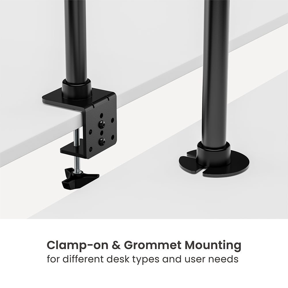 Rack para Monitor 17 a 49 Pulg / Carga 20Kg / Brazo Largo