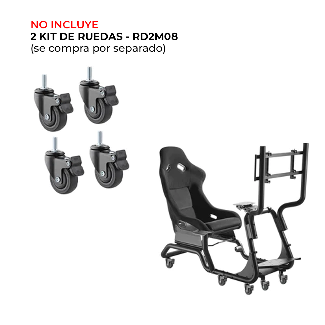 Butaca simulador PLAYSEAT Cabina para vídeo juegos de carreras para pantallas 32 a 50 Pulg