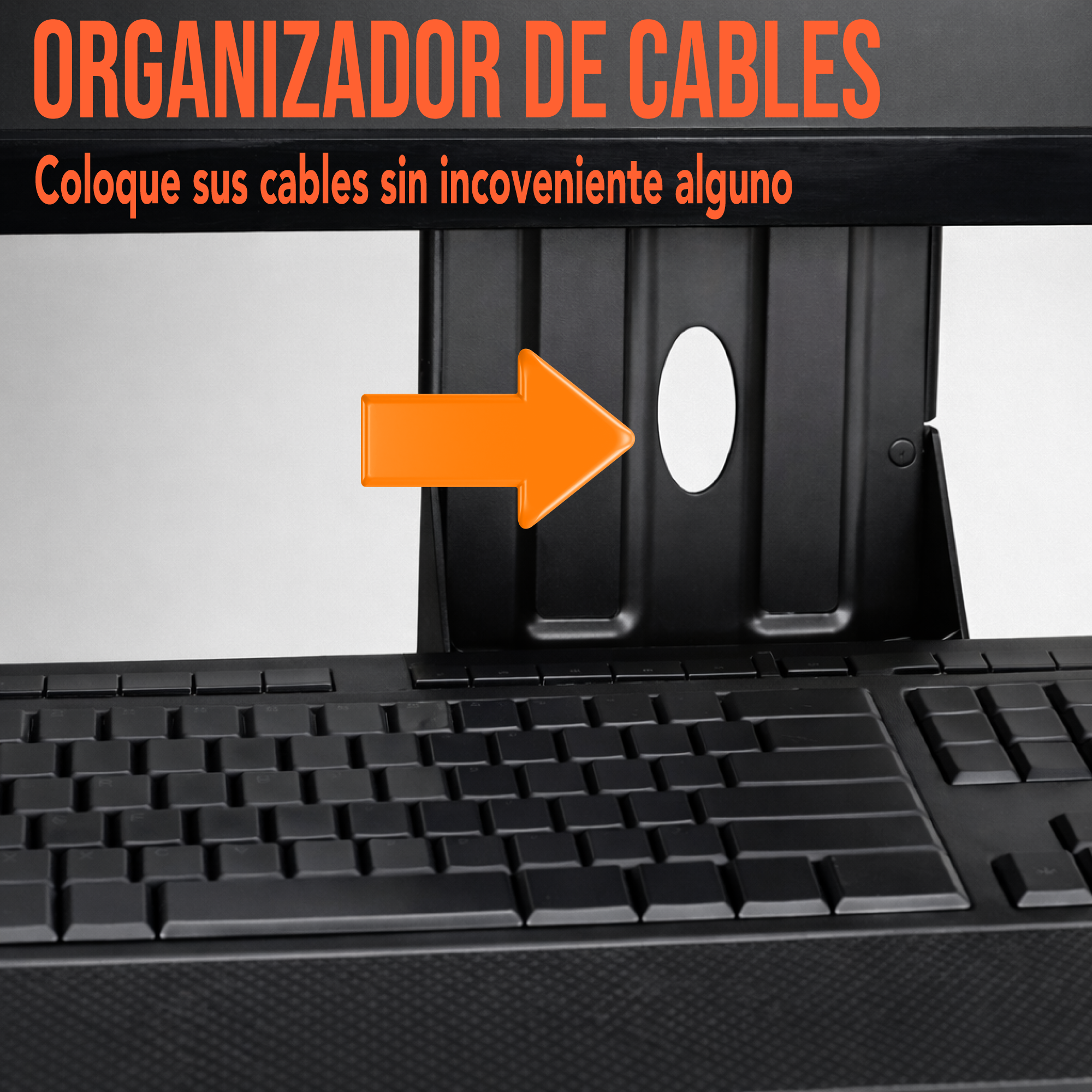 Rack Pared con Teclado para Monitor 13 a 27 Pulg