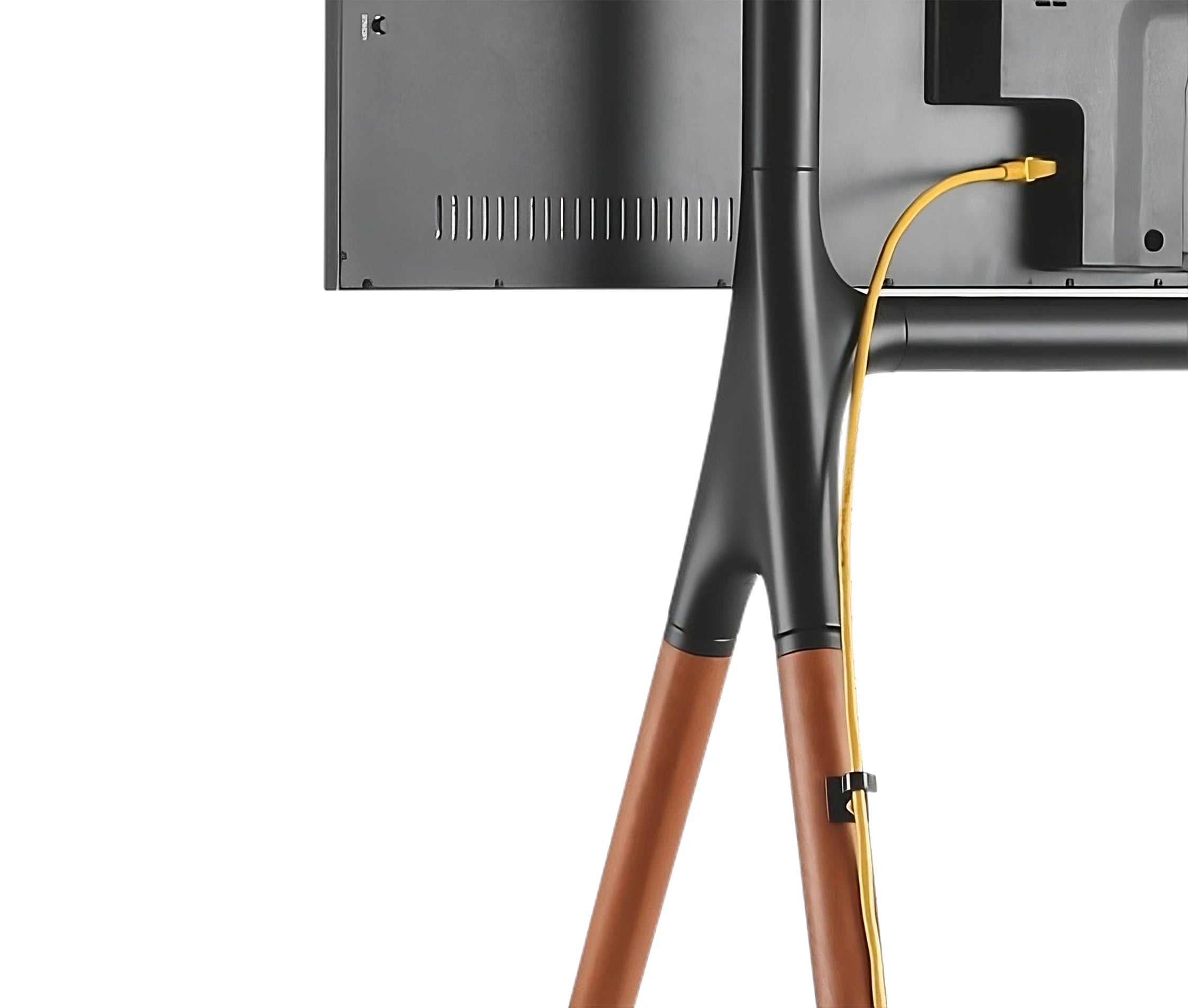 Pedestal con 4 Patas Madera TV 49 a 70 Pulg / VESA Max 600x400mm / Carga 40 kg