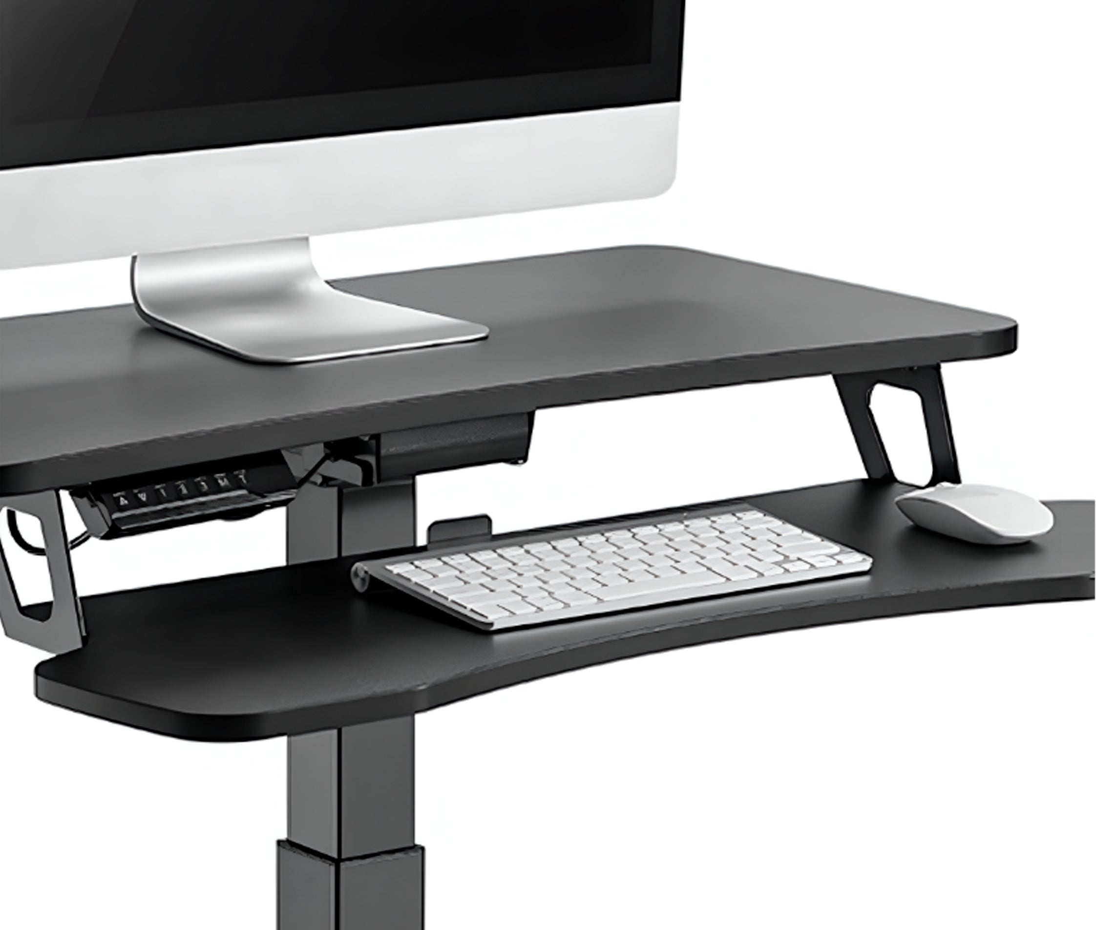 Mesa Escritorio Eléctrico con Bandeja para Teclado / Altura Regulable