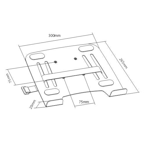 Rack Soporte Doble Brazo con Gas Spring de Escritorio para Monitor Apple iMac 24" M1 Chip y Laptop 10 a 15 Pulg / Puerto USB y Audio