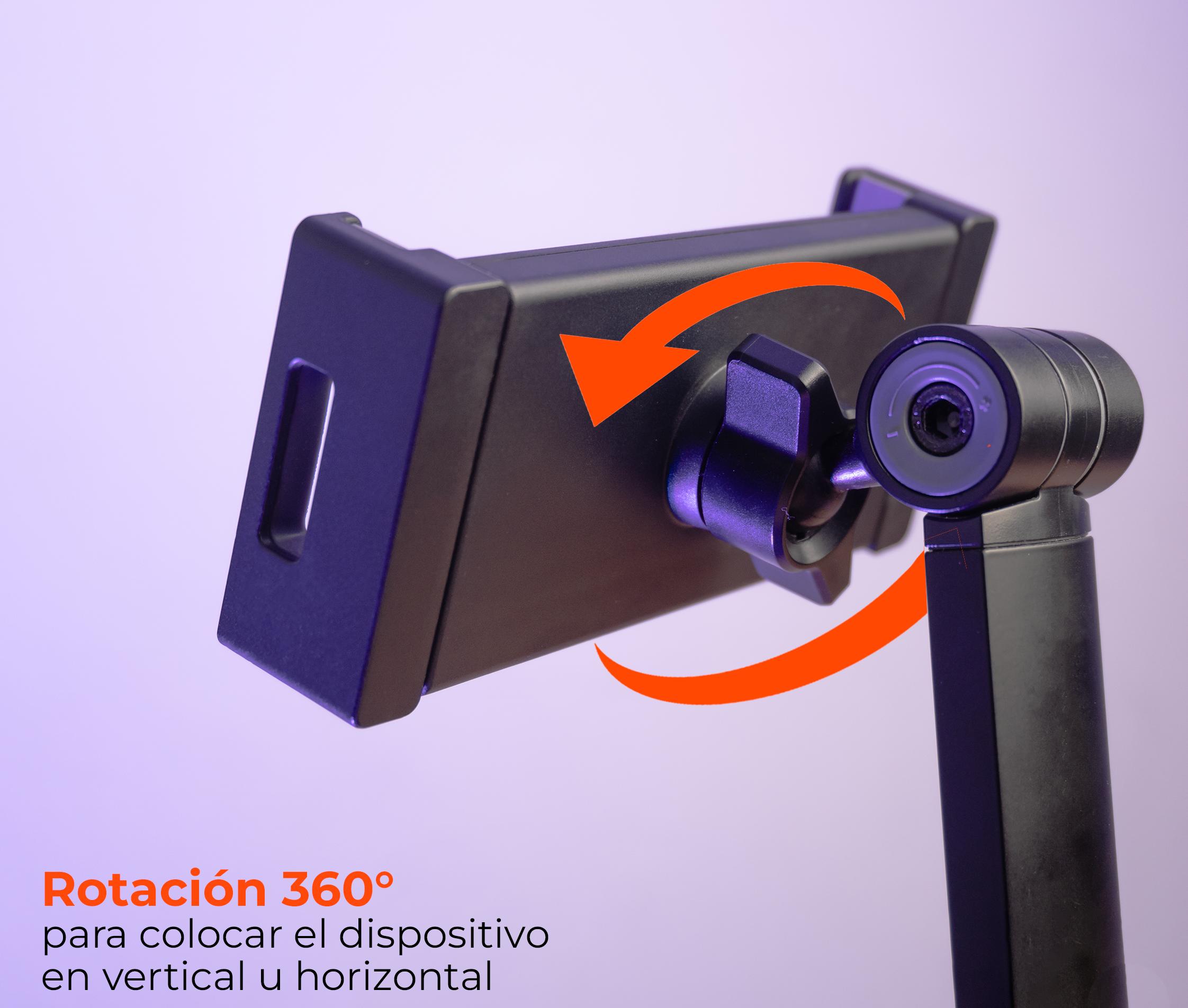 Soporte Base de Escritorio Universal para Tablet 4.7 a 12.9 Pulg