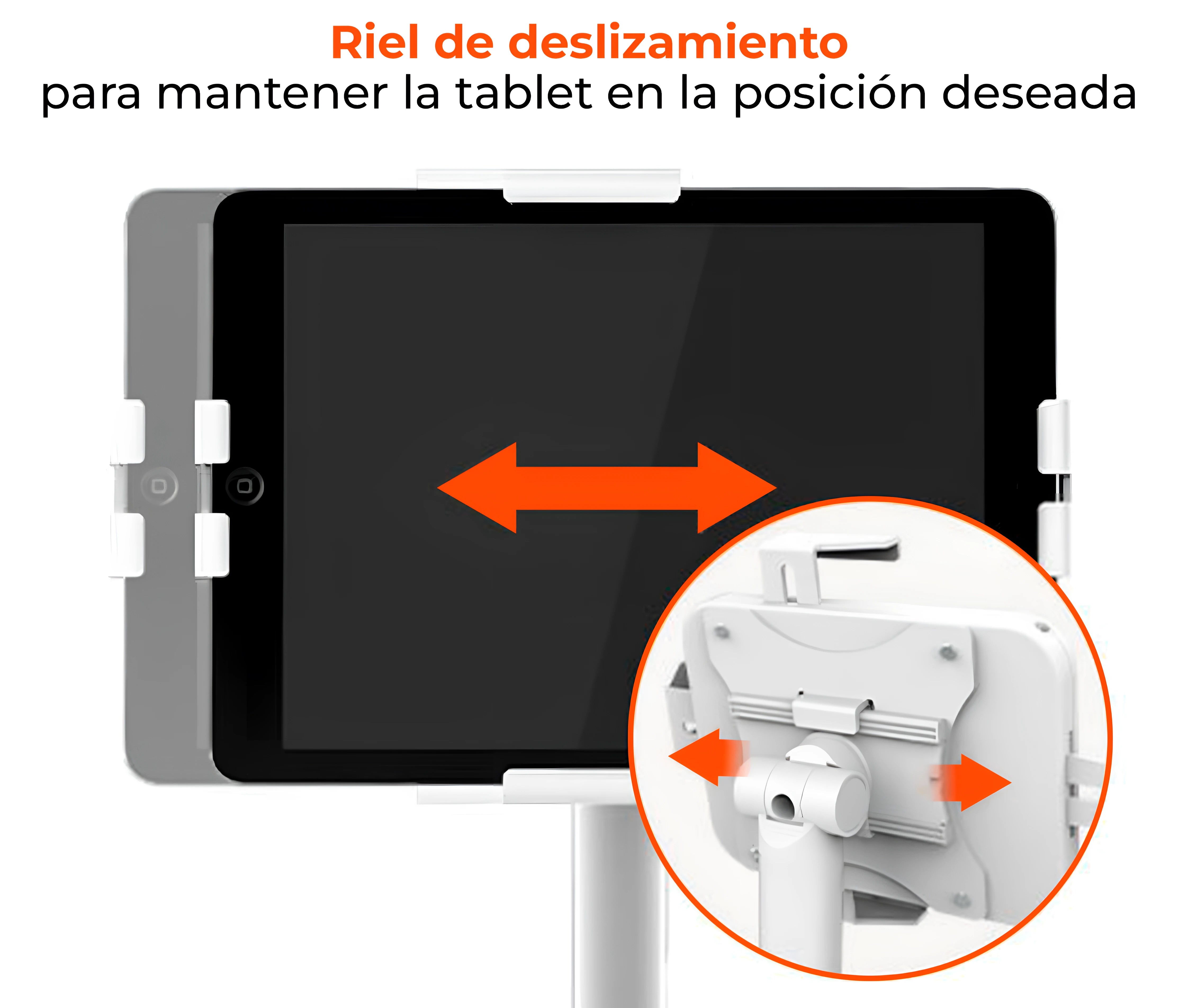 Soporte Universal Antirrobo para Tablets 7.9 a 10.5 Pulg