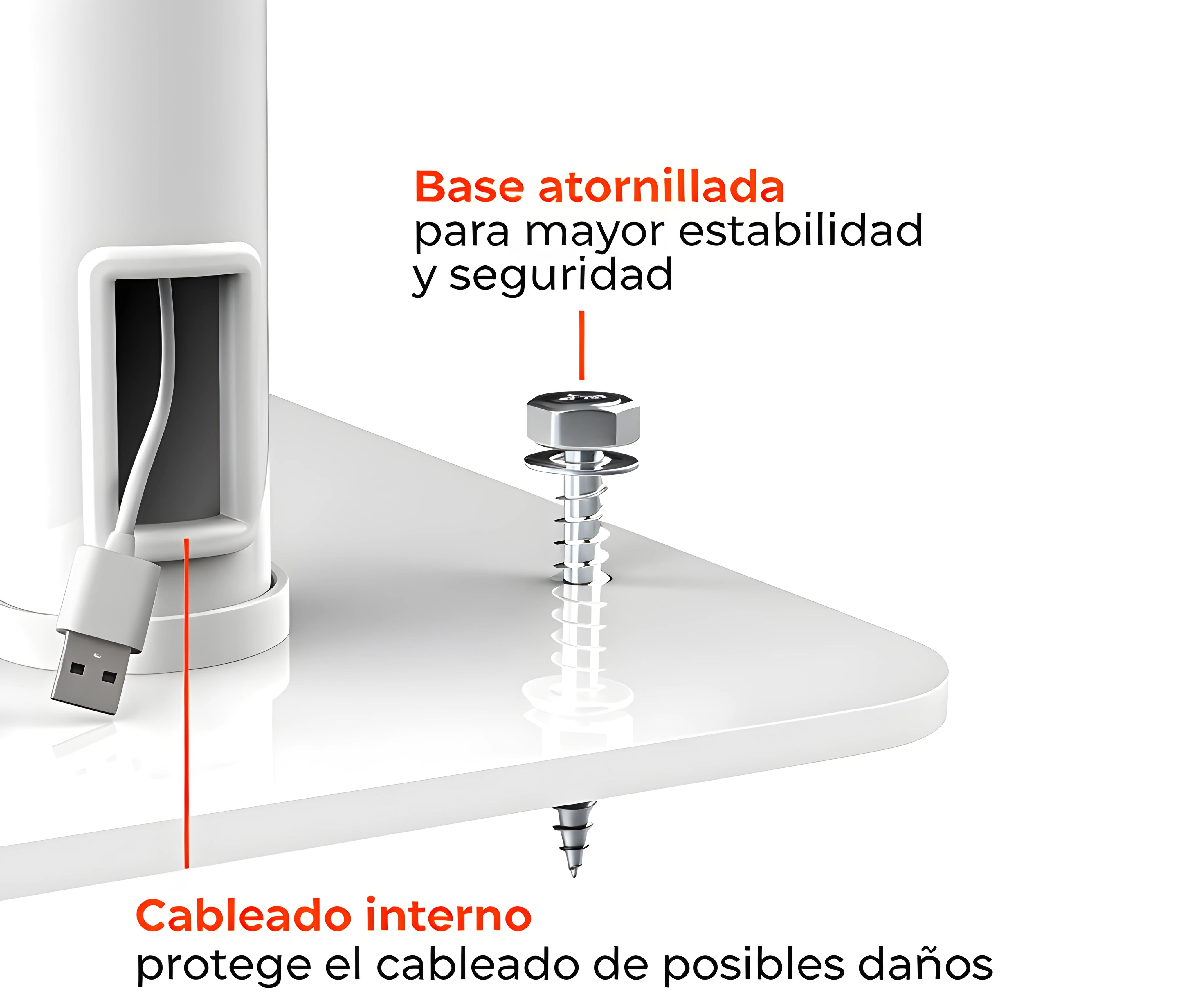 Soporte Universal Antirrobo para Tablets 7.9 a 10.5 Pulg