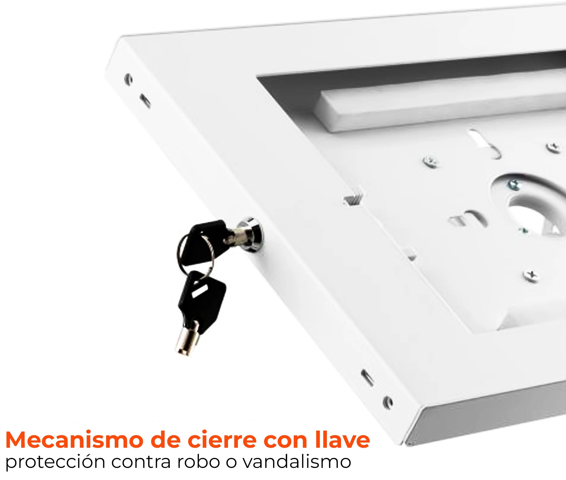 Soporte seguridad con Llave de Pared para Tablet iPad 9.7 a 11 Pulg