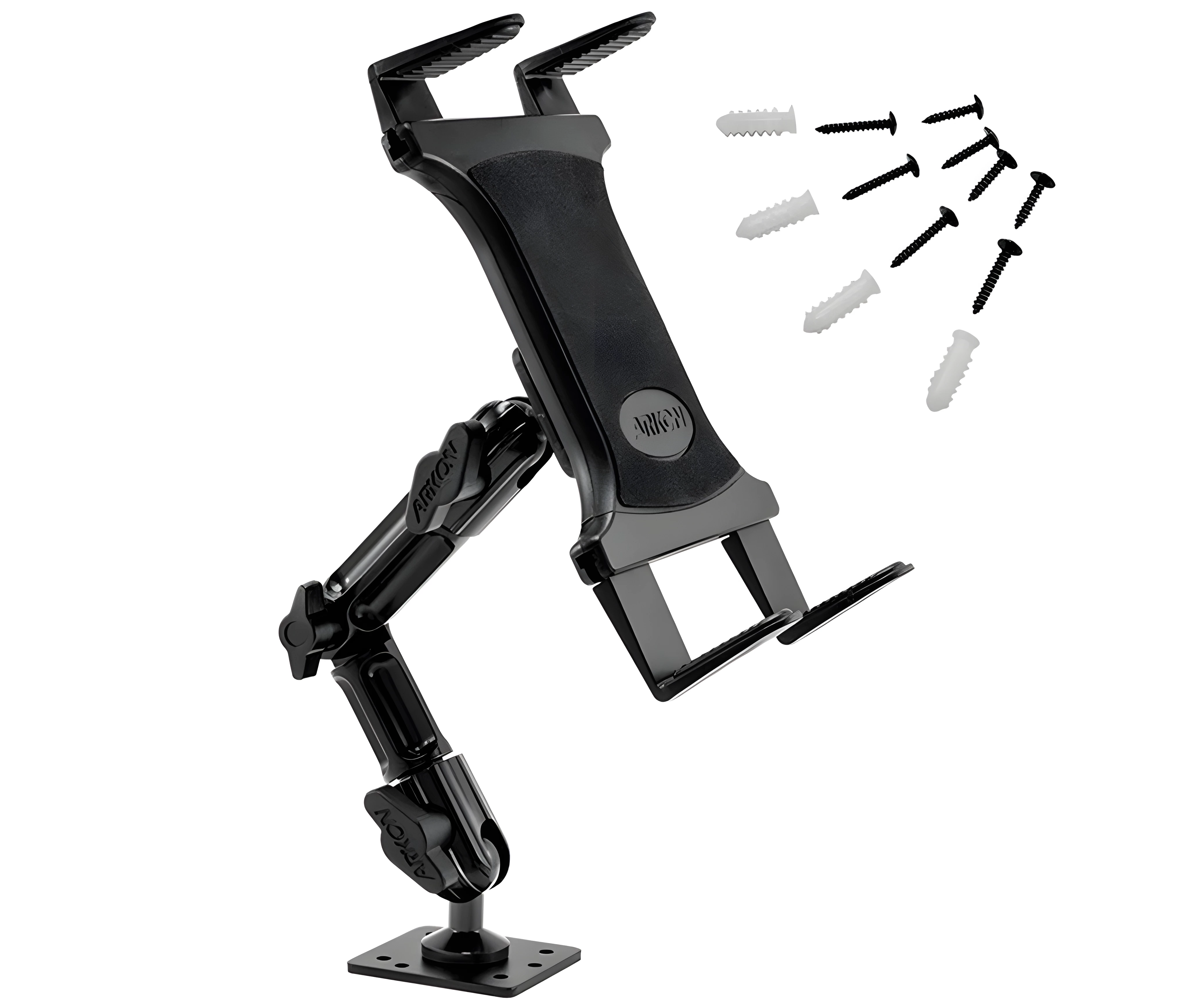 Soporte para tablet 7 a 18 Pulg / Montaje en Pared, Mesa o Autos / Fijación con Tornillos