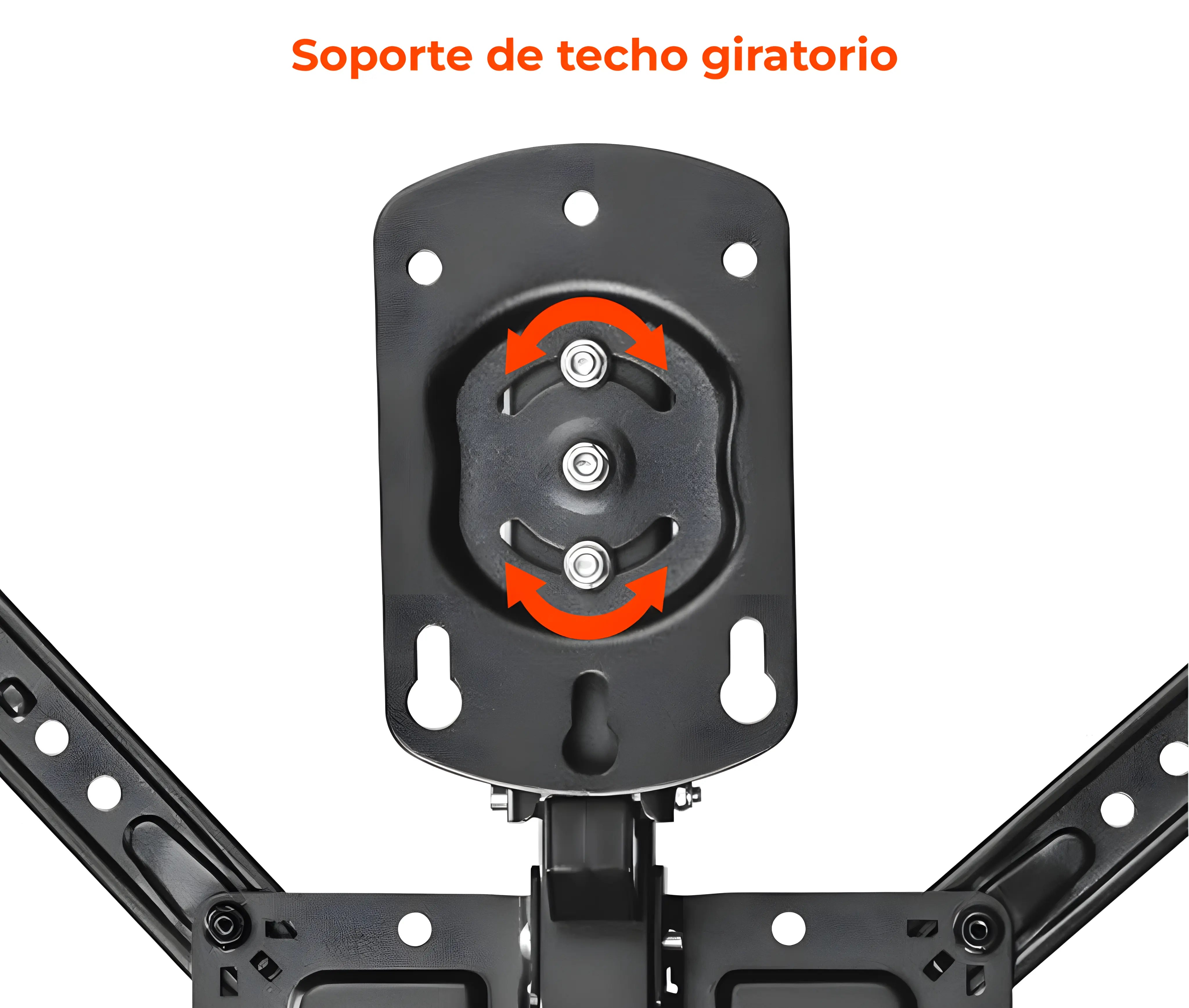 Rack Techo Plegable para TV 23 a 43 Pulg / VESA Max 400x400mm / Carga 20 kg