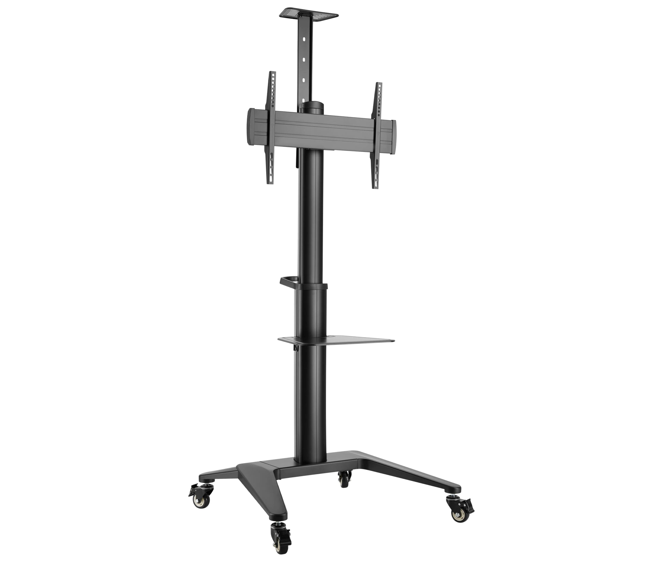 Pedestal con Ruedas para TV 37 a 70 Pulg / VESA Max 600x400mm / Vertical y Horizontal / Rotación 90° / Carga 70 kg