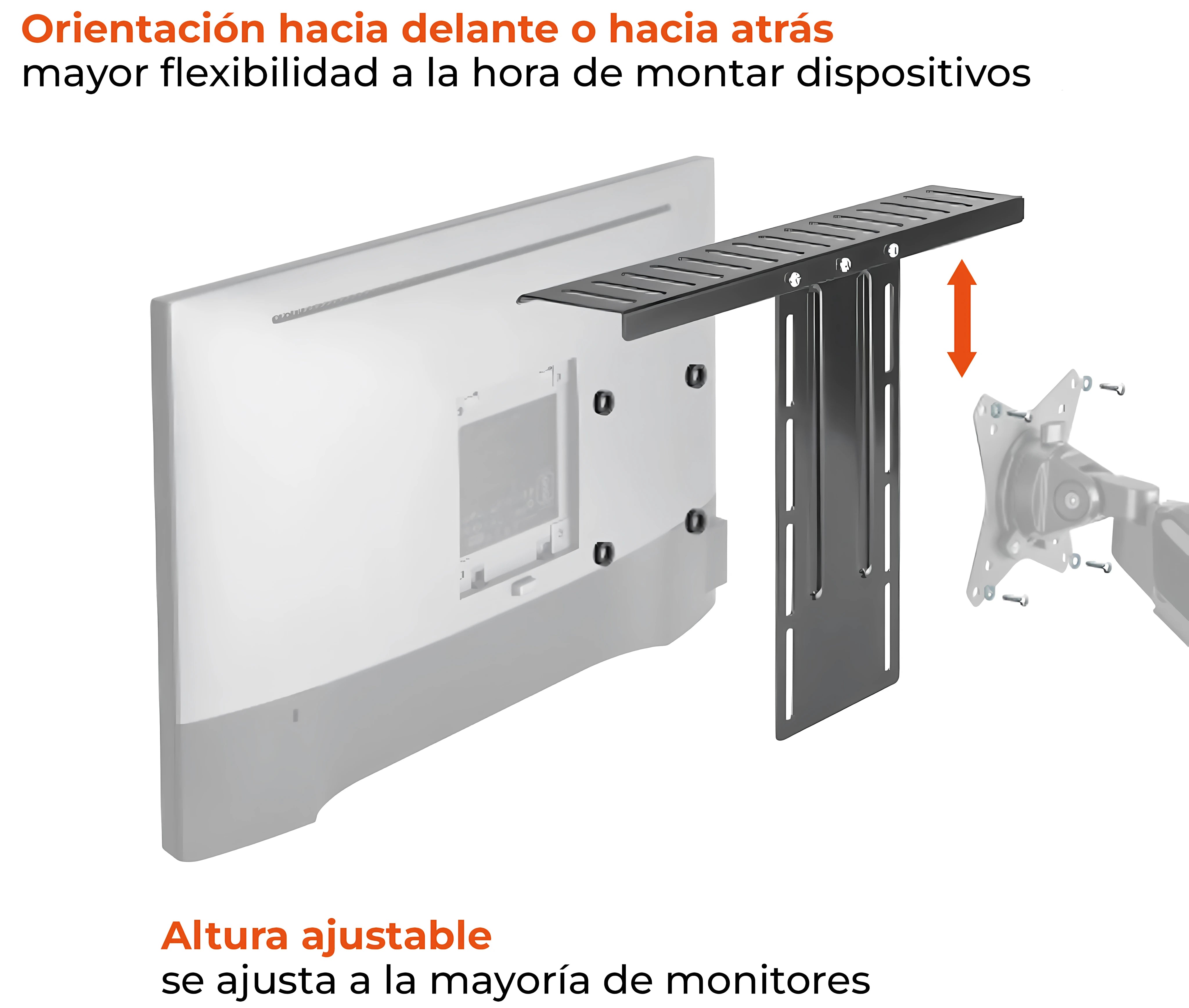 Estante de dispositivos compatible con VESA - Todo en uno