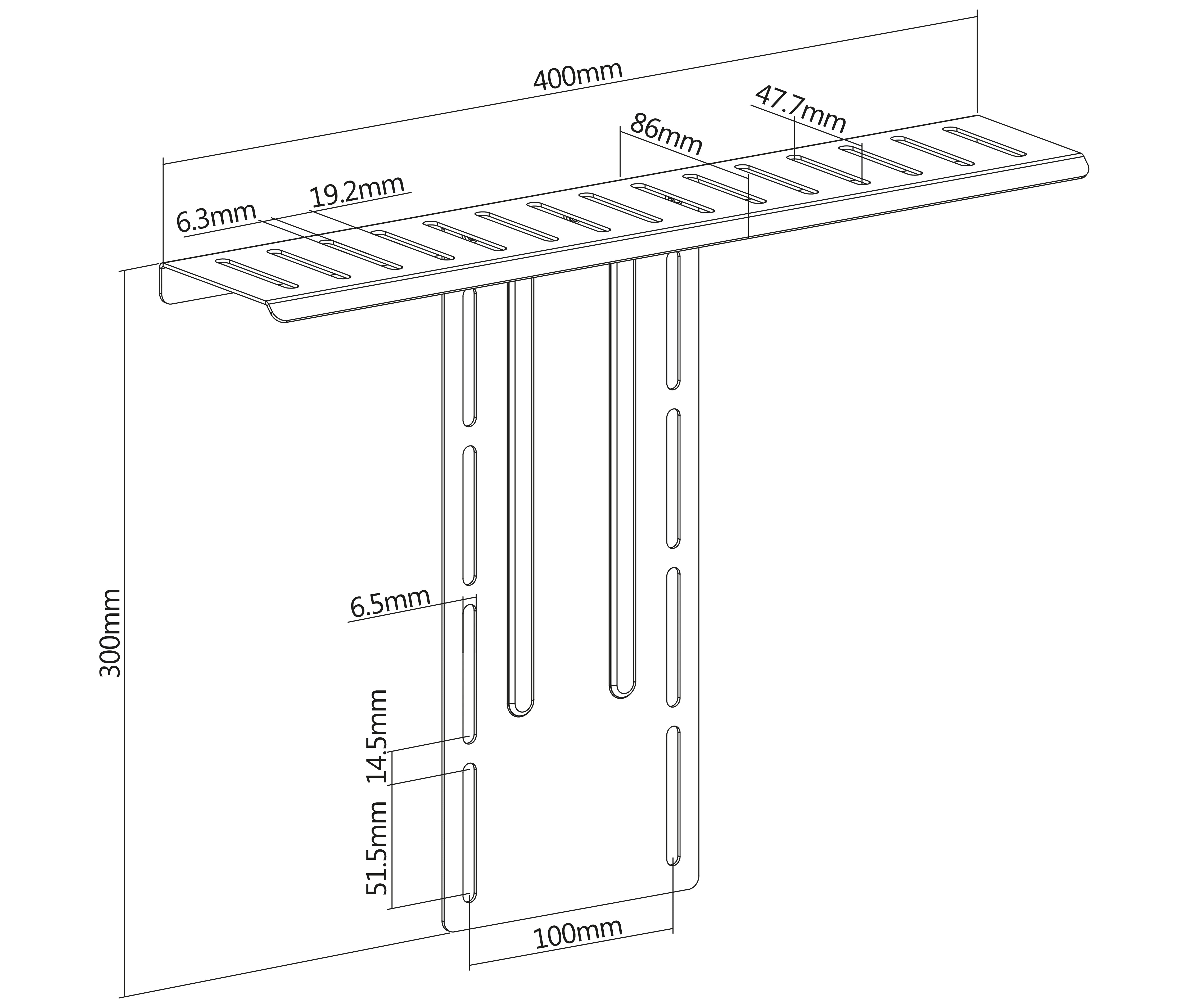 Estante de dispositivos compatible con VESA - Todo en uno